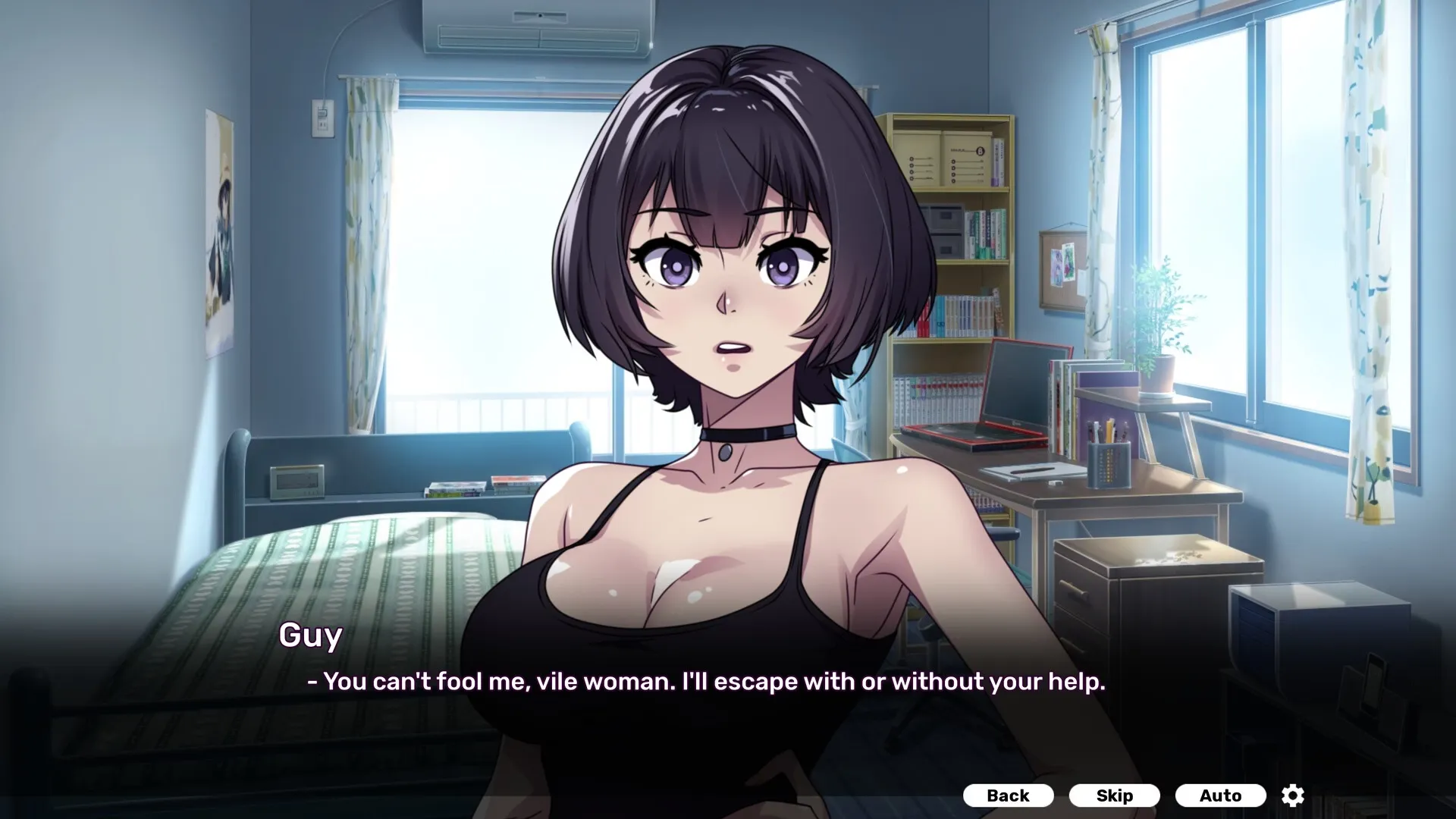 I want to run away from my goth mommy… or do I? gameplay screenshot 4 (Ren'Py adult game) by BondageOrange – free download