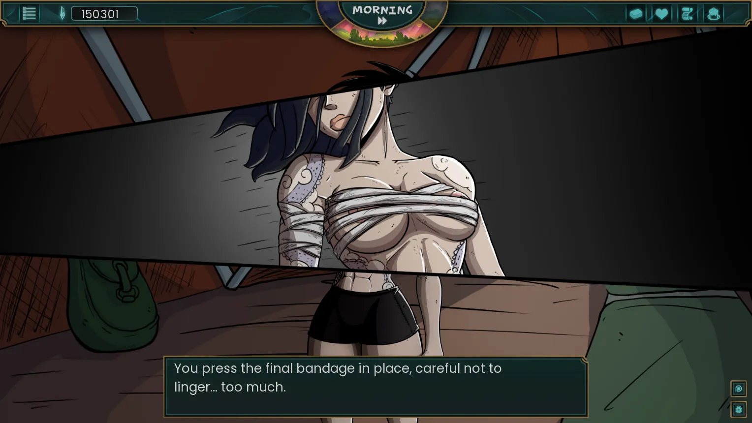 Lust in Runeterra gameplay screenshot 3 (Ren'Py adult game) by AfterDark Studio – free download