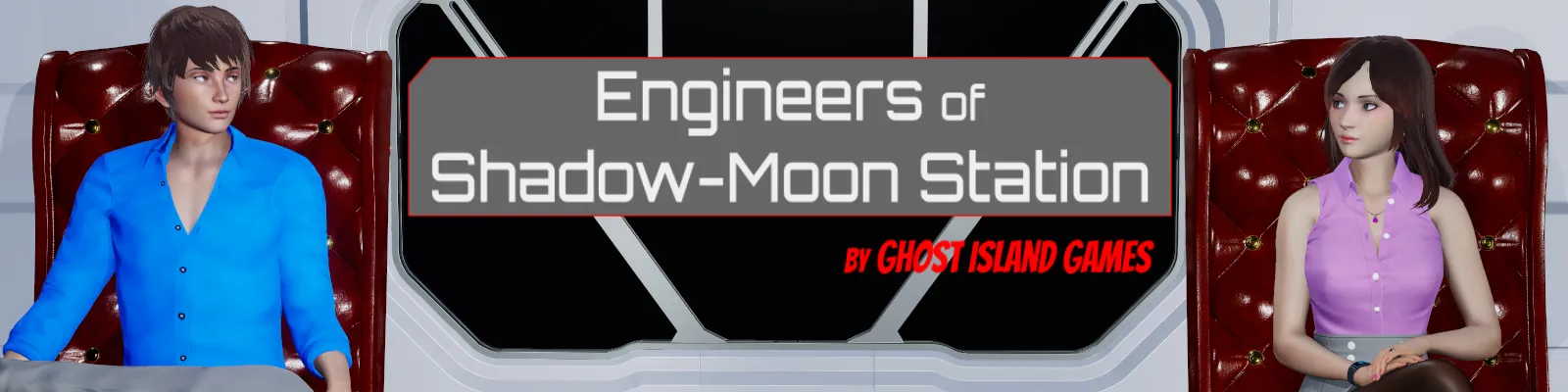 Engineers of Shadow-Moon Station cover 0.1.2b – Ren'Py adult game by Ghost Island Games free download