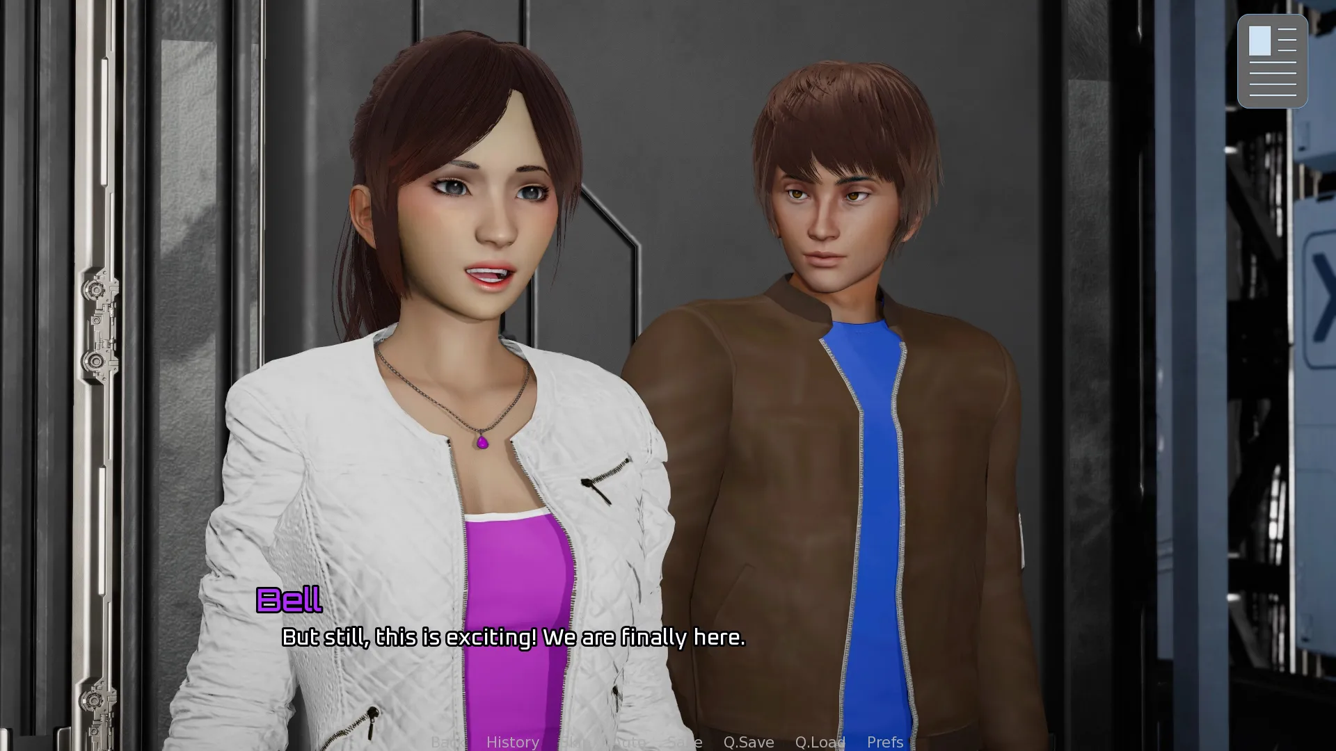 Engineers of Shadow-Moon Station gameplay screenshot 2 (Ren'Py adult game) by Ghost Island Games – free download