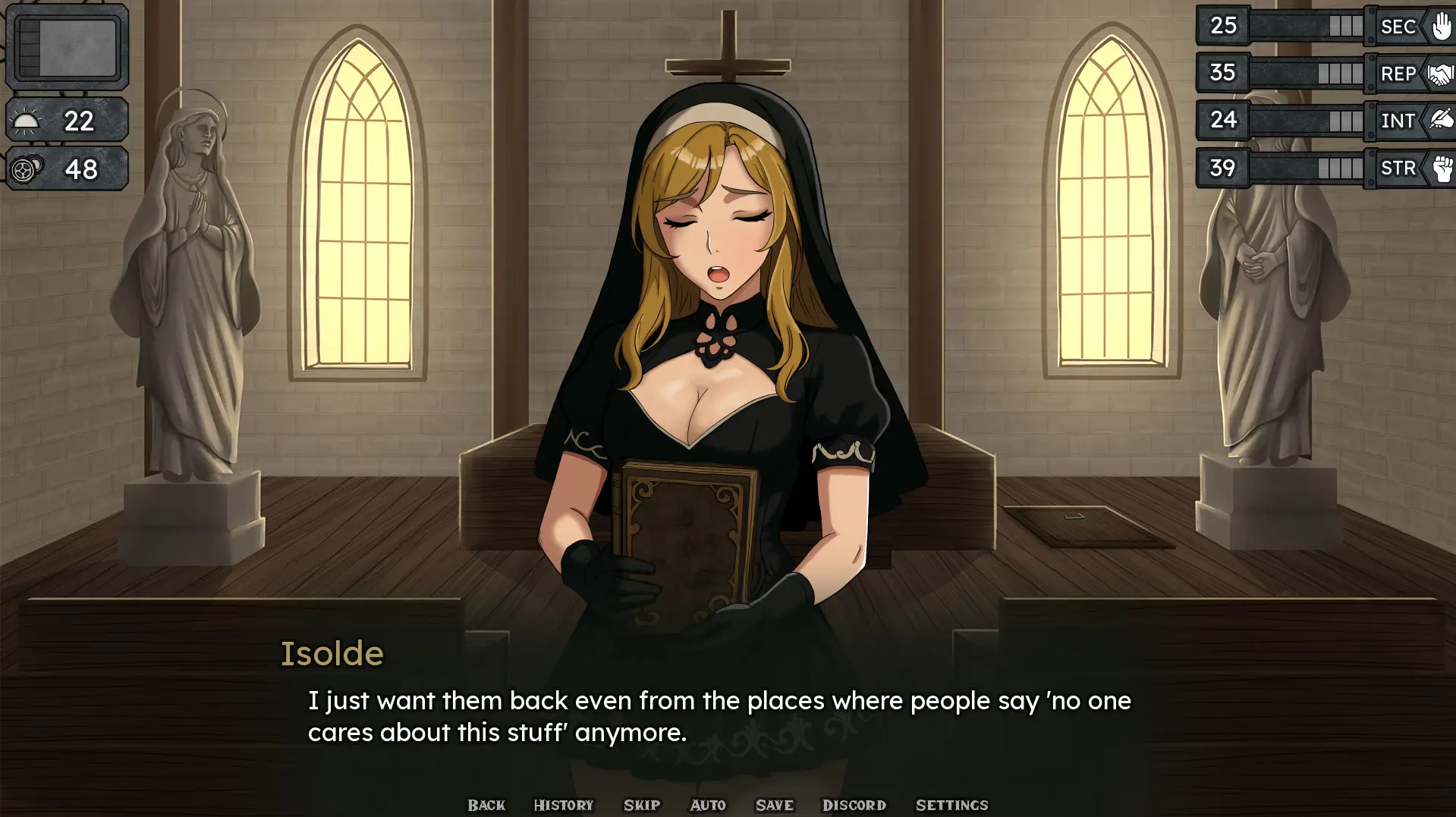 Lost Times gameplay screenshot 9 (Ren'Py adult game) by evelai – free download