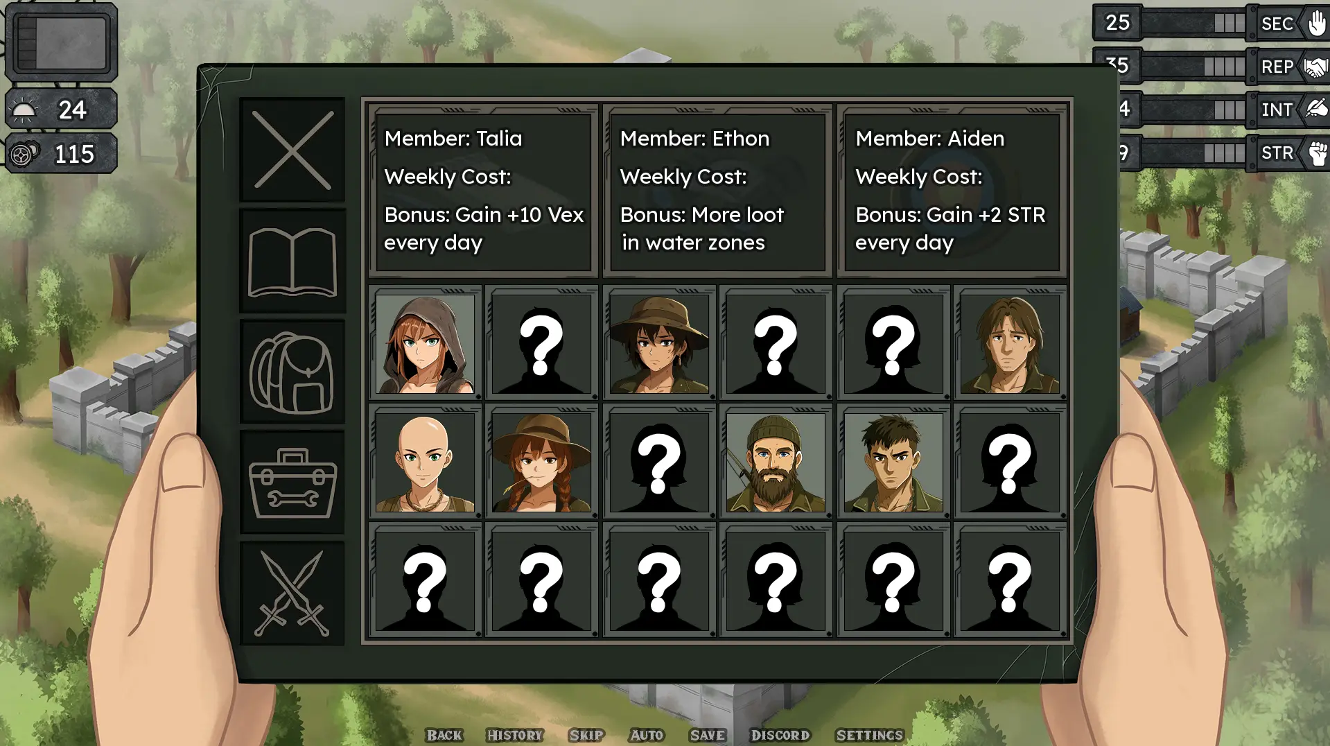 Lost Times gameplay screenshot 12 (Ren'Py adult game) by evelai – free download