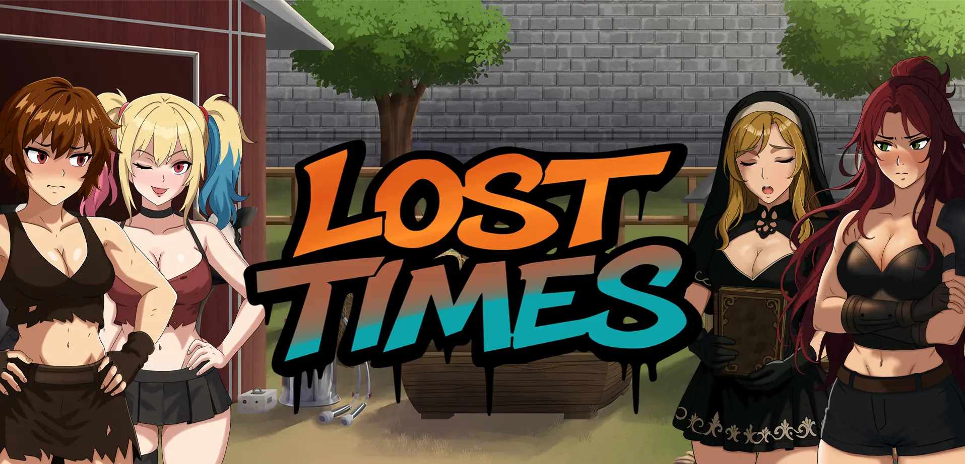 Lost Times cover 0.15 – Ren'Py adult game by evelai free download