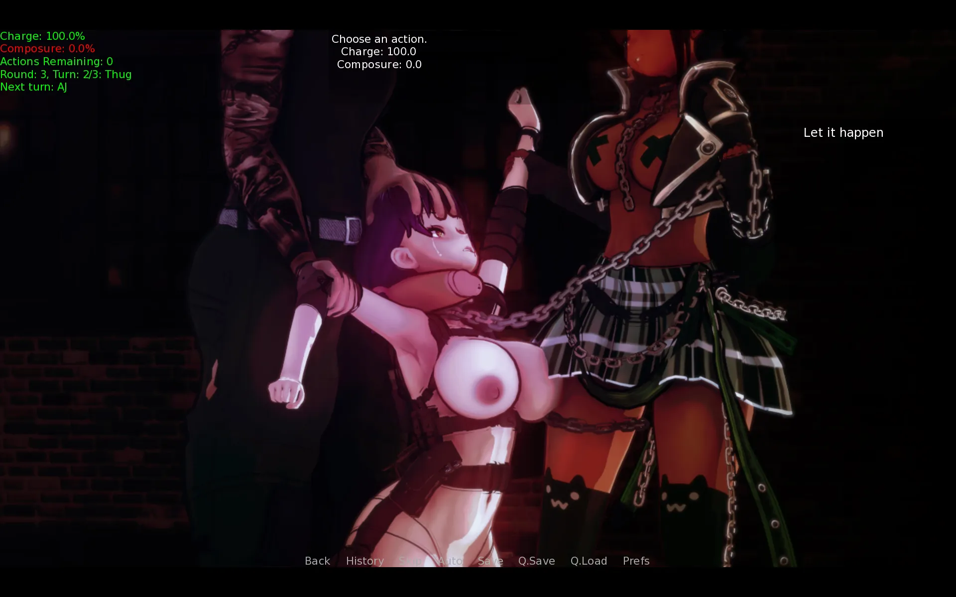 Operation: Establish Dominance gameplay screenshot 8 (Ren'Py adult game) by Artisnal Depravity – free download