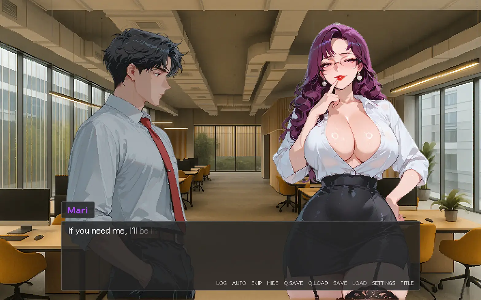 Under the Desk gameplay screenshot 2 (Unity adult game) by nbrsgames – free download