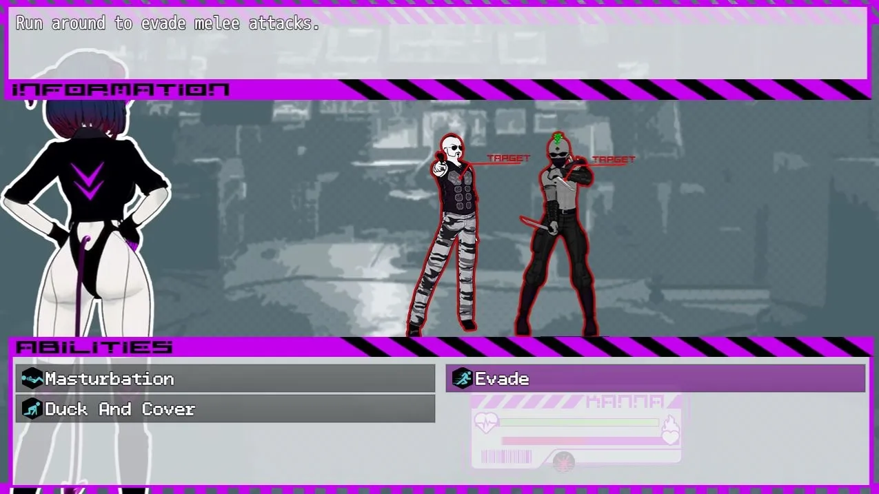 Neon City Succubus gameplay screenshot 13 (RPGM adult game) by knsdigitalstudio – free download