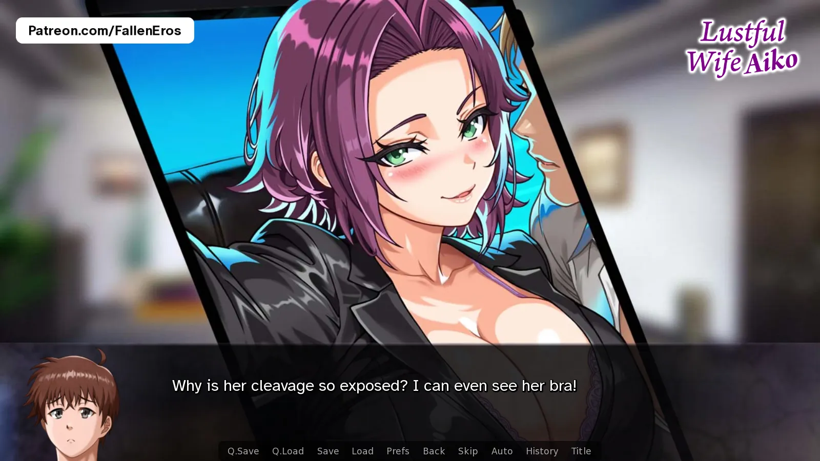 Lustful Wife Aiko gameplay screenshot 6 (Ren'Py adult game) by Fallen Eros – free download