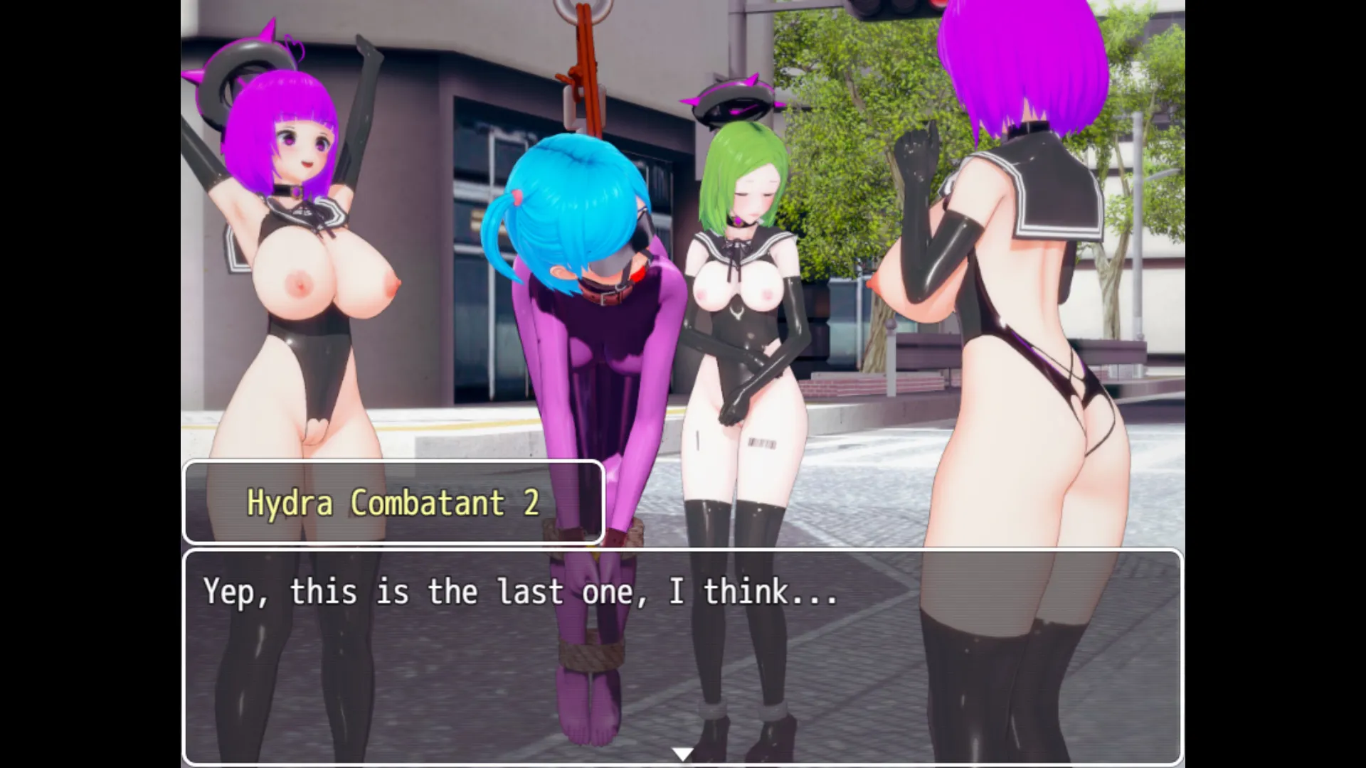 Great Exorcist Asuka gameplay screenshot 4 (RPGM adult game) by H.ERO – free download
