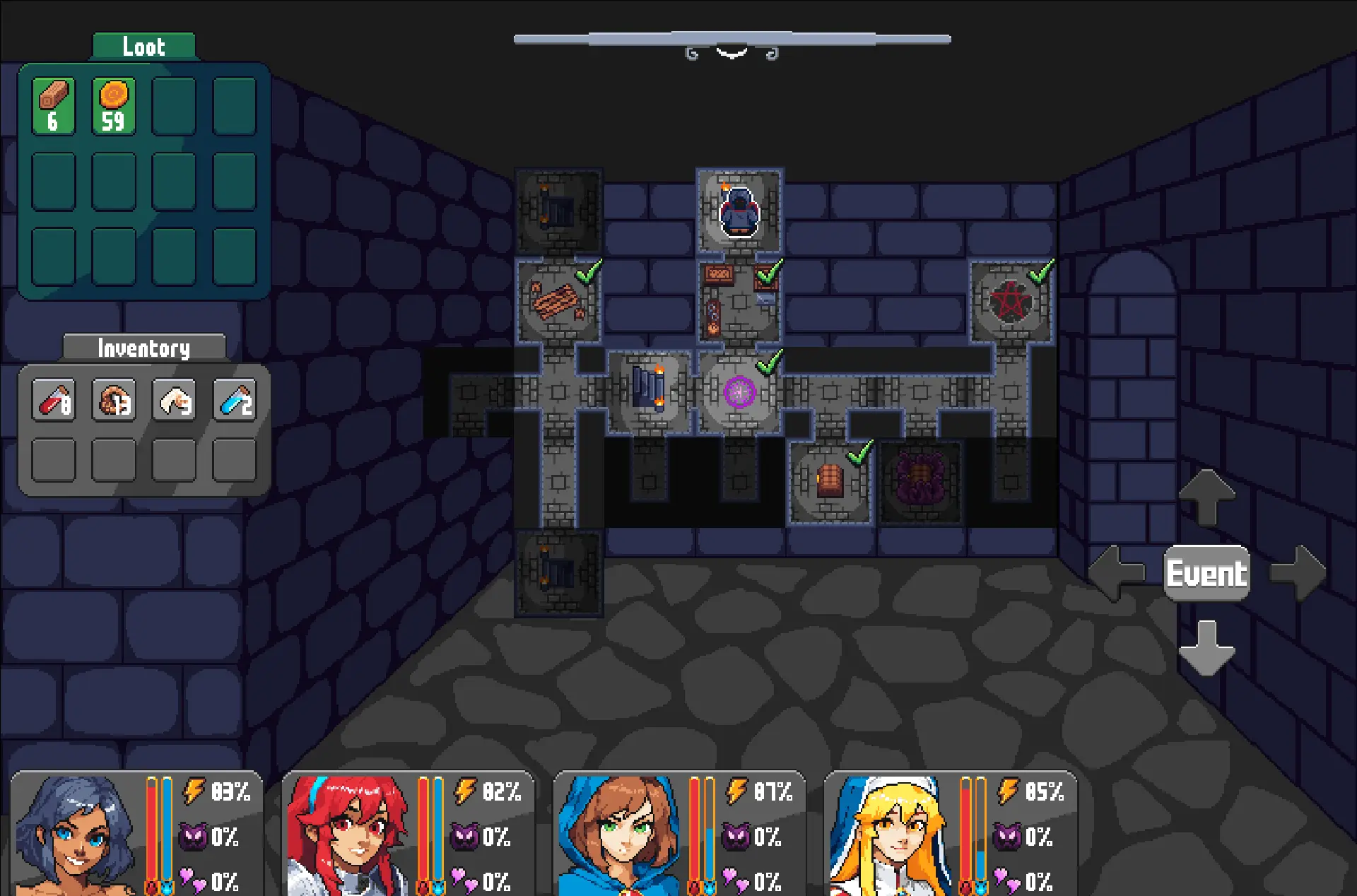 Monstrous Dungeon gameplay screenshot 5 (Others adult game) by Farhome Games – free download