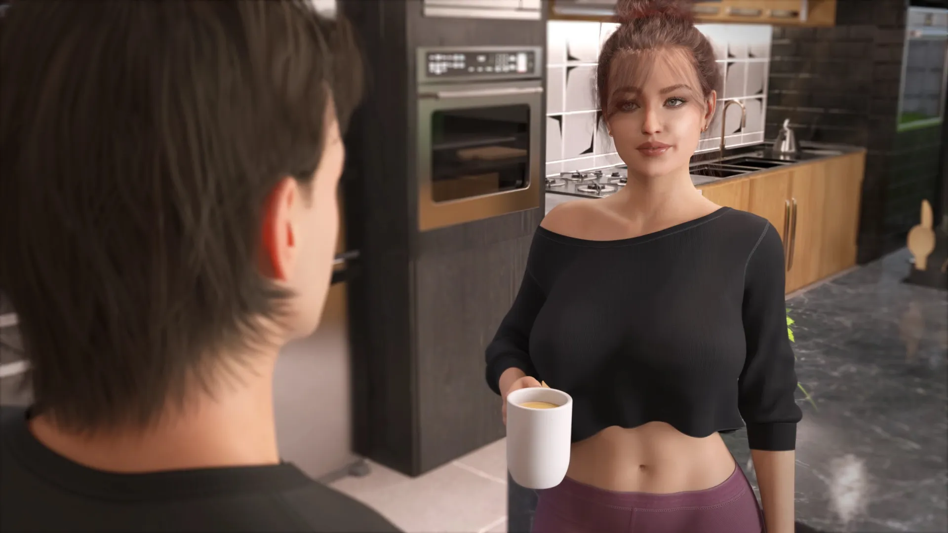 Behind Closed Doors gameplay screenshot 1 (Ren'Py adult game) by MidnightVice Games – free download