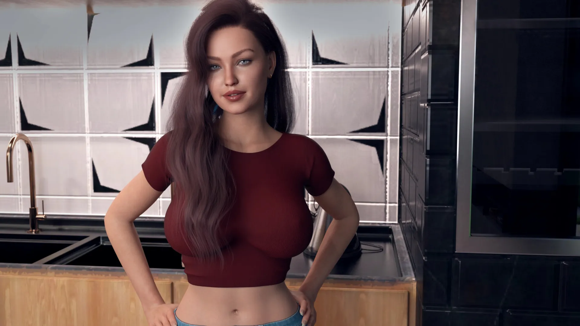 Behind Closed Doors gameplay screenshot 2 (Ren'Py adult game) by MidnightVice Games – free download