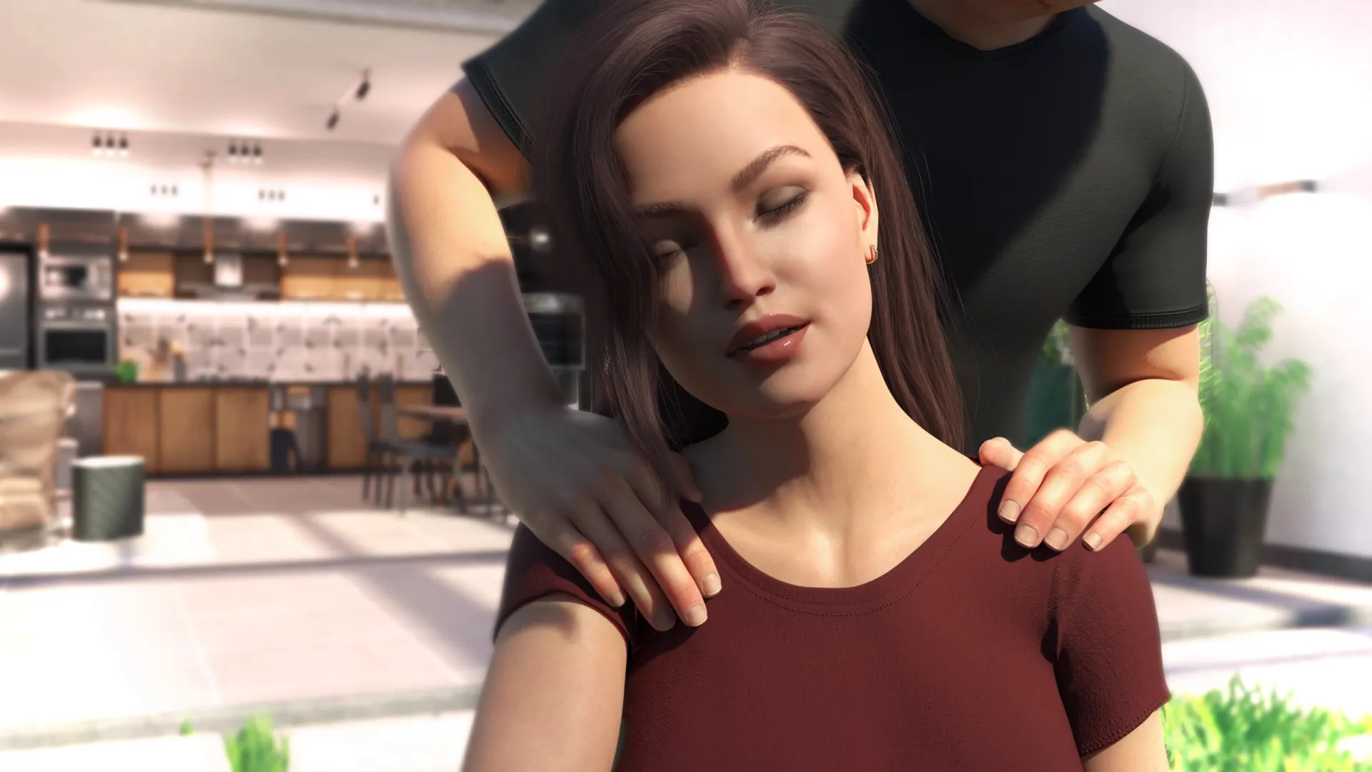 Behind Closed Doors gameplay screenshot 4 (Ren'Py adult game) by MidnightVice Games – free download