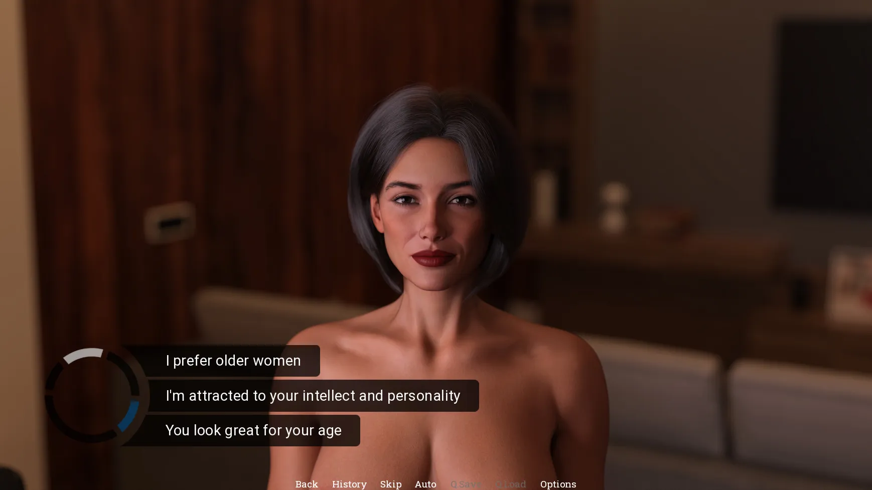 Murders & Mistresses gameplay screenshot 17 (Ren'Py adult game) by Undergrad Steve – free download