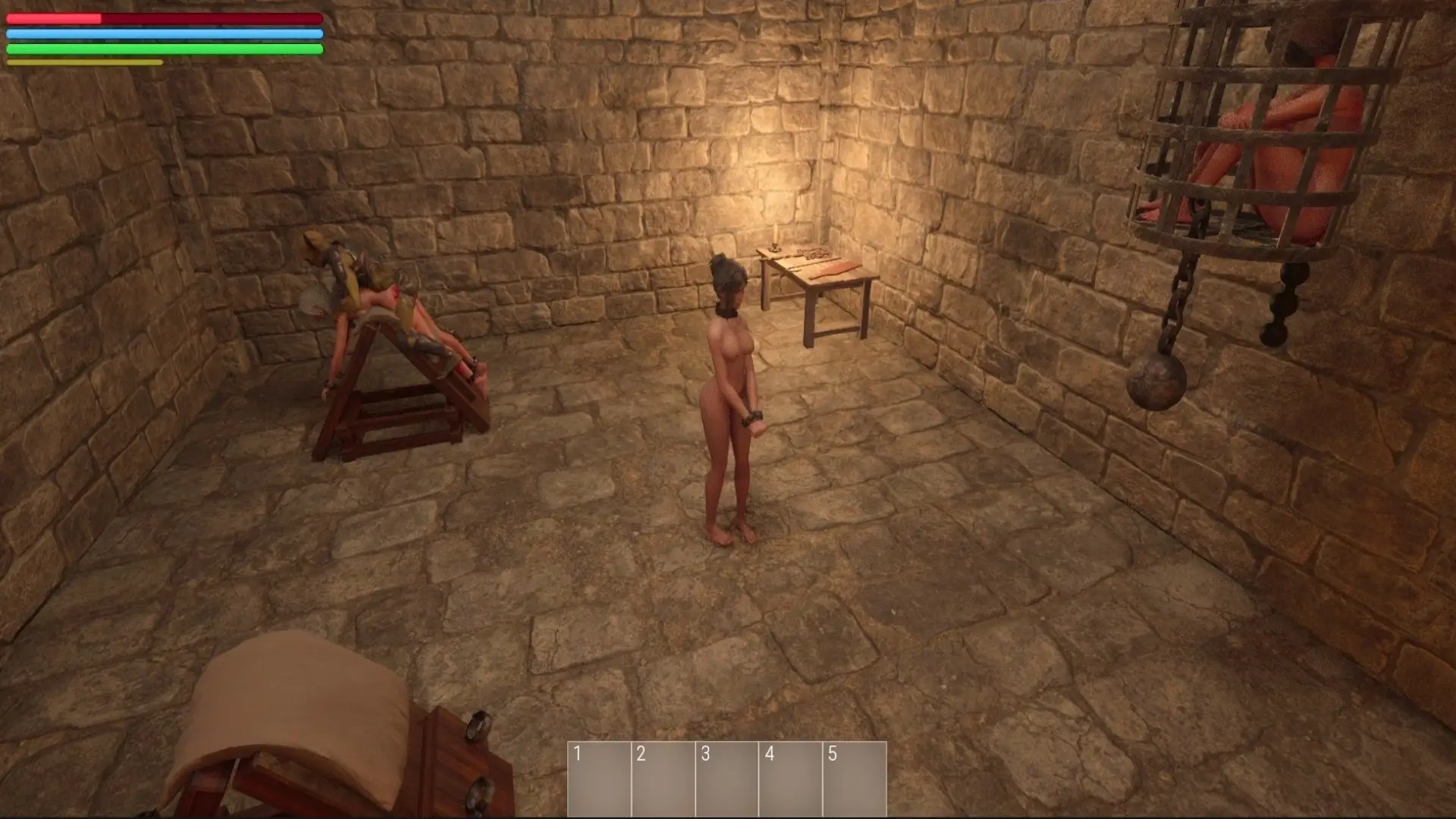 Depths of the Slave Dungeon gameplay screenshot 5 (Unreal Engine adult game) by PolkaStudio – free download