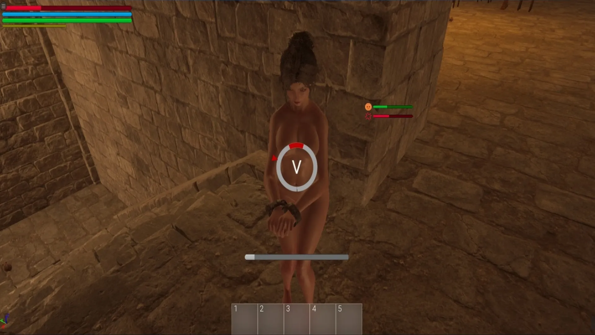 Depths of the Slave Dungeon gameplay screenshot 4 (Unreal Engine adult game) by PolkaStudio – free download