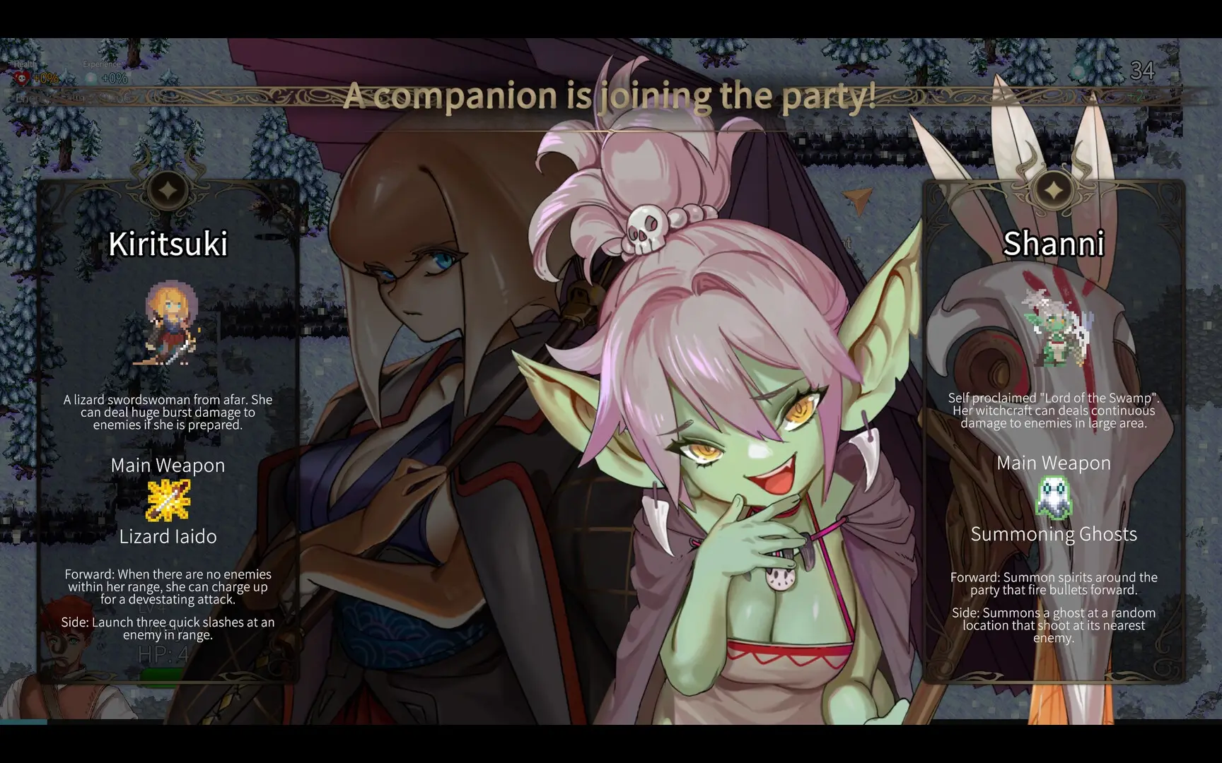 Stranger Maidens Please Protect Me! gameplay screenshot 8 (Unity adult game) by Volcanic Good Boy – free download
