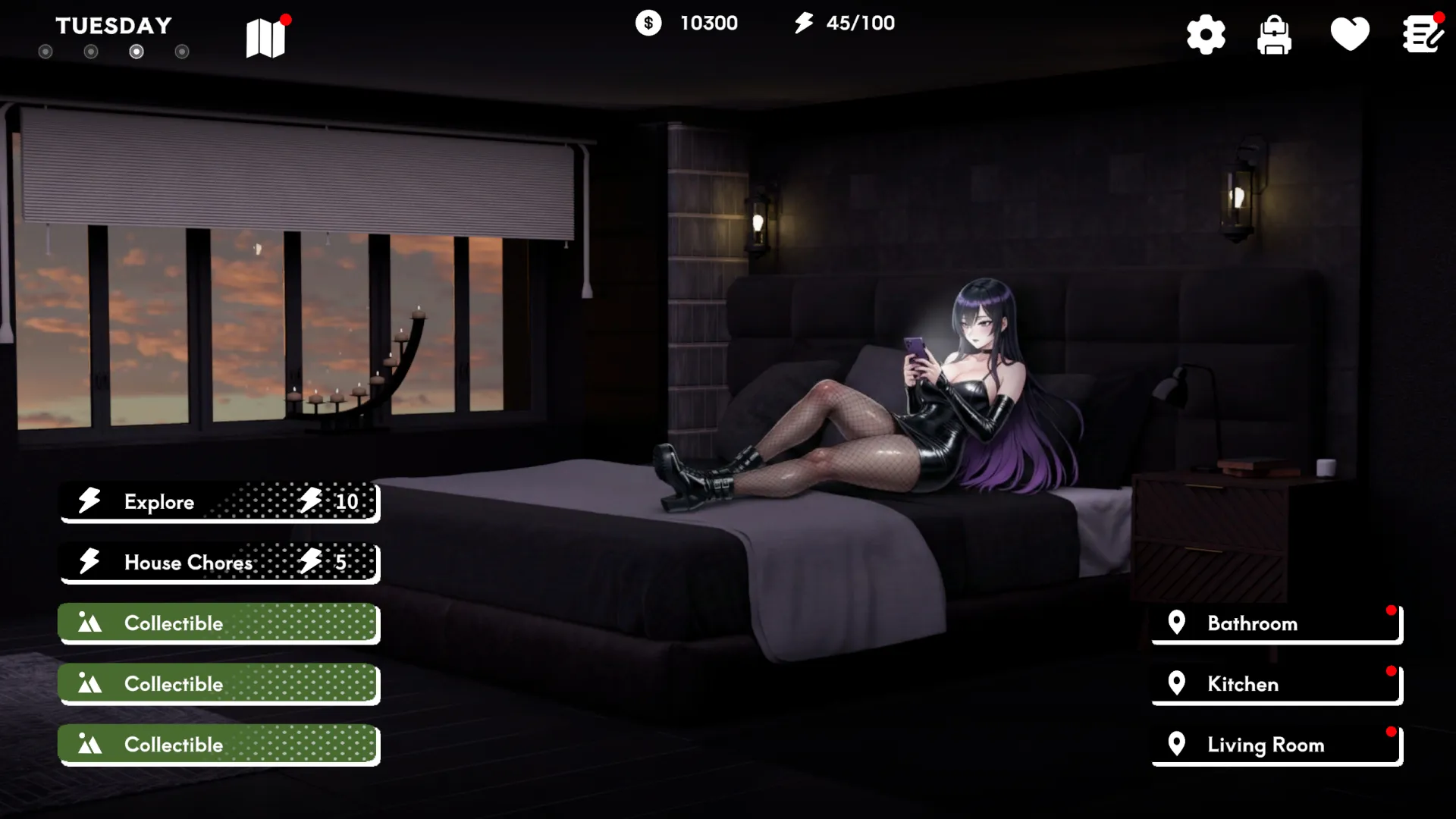 Goth Mommy Hikari gameplay screenshot 11 (Unity adult game) by eroverse_st – free download