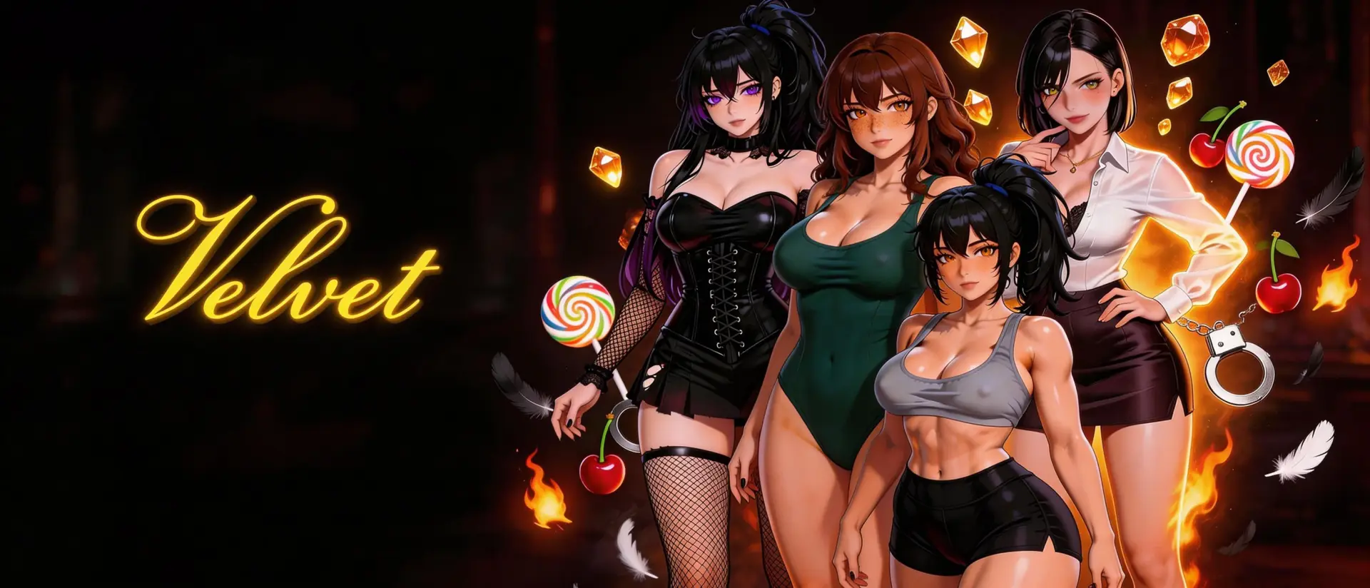 Velvet cover 1.0 – Godot adult game by Gambula Games free download