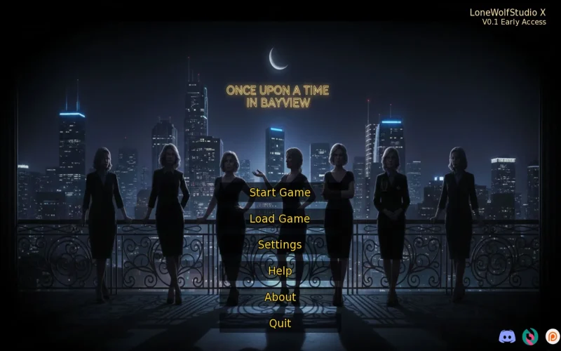Once Upon a Time in Bayview cover 0.1.3 – Ren'Py adult game by LoneWolfStudioX free download