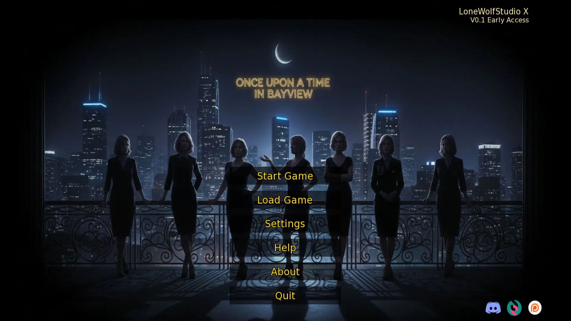 Once Upon a Time in Bayview cover 0.1.3 – Ren'Py adult game by LoneWolfStudioX free download