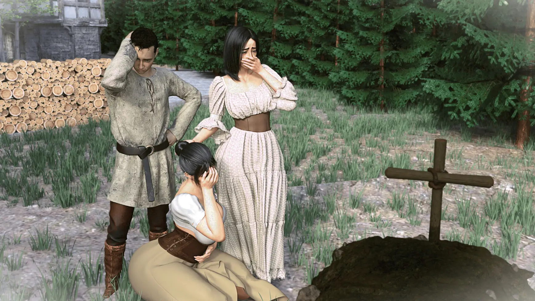 Stained Blood gameplay screenshot 4 (Ren'Py adult game) by Obsidian Desire Labs – free download