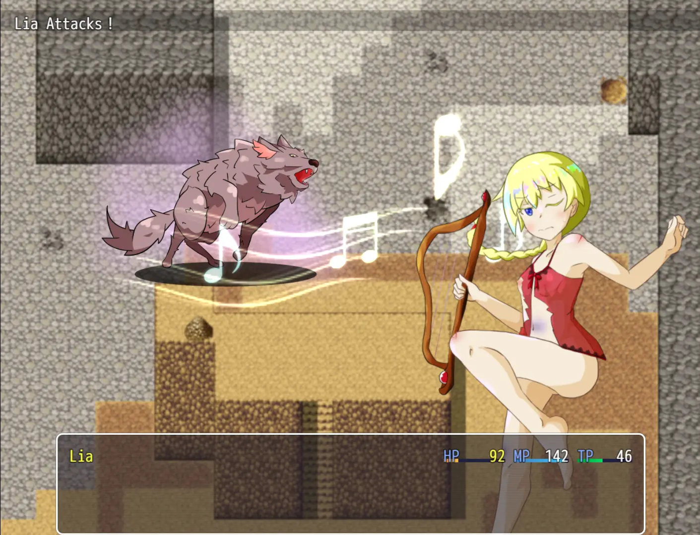 Lia and the Gem Journey gameplay screenshot 7 (RPGM adult game) by Café Hifumi/喫茶ひふみ – free download