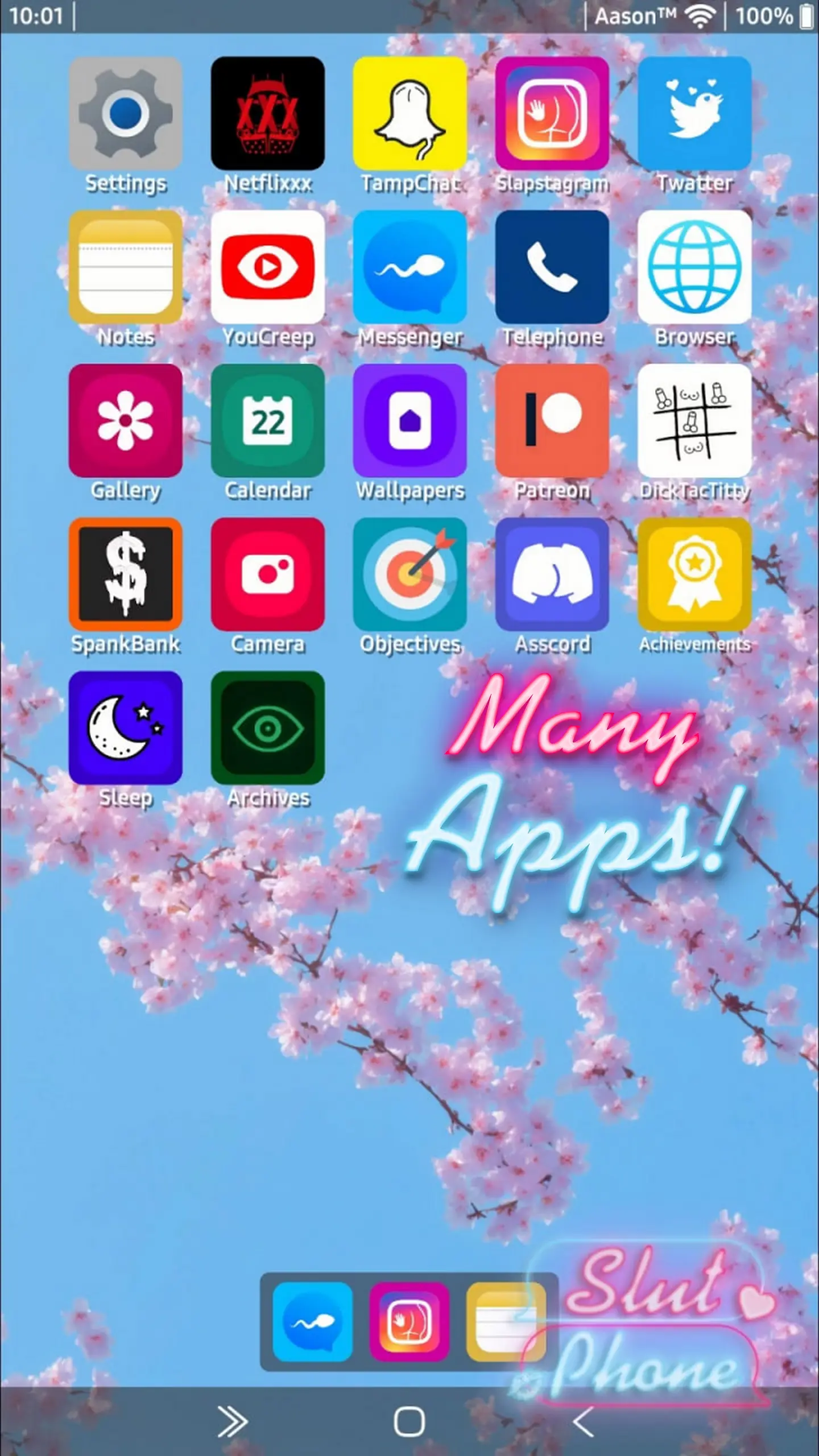 Slut Phone gameplay screenshot 3 (Unity adult game) by Aason – free download