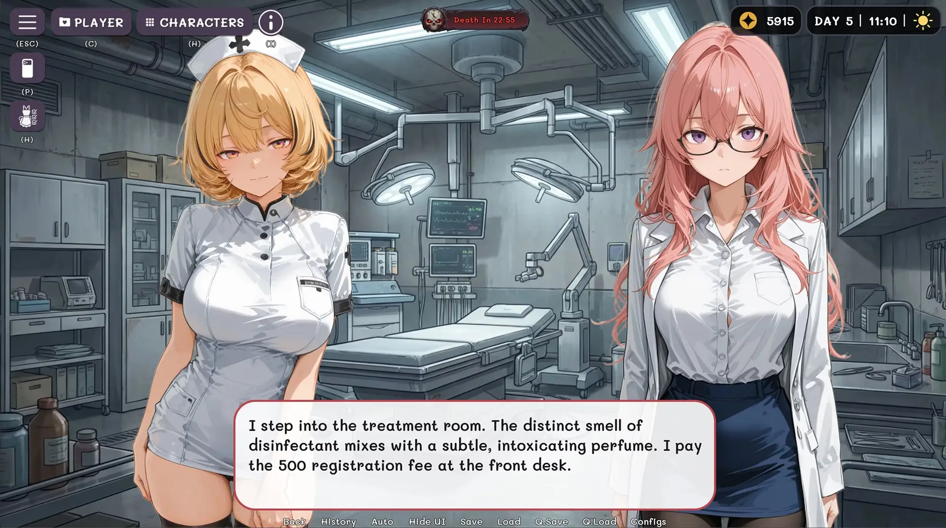 Echoes of Greed gameplay screenshot 9 (Ren'Py adult game) by Icefox ( – free download