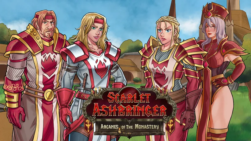 Scarlet Ashbringer cover 0.3.0c – Ren'Py adult game by Scarlet Ashbringer Studio free download
