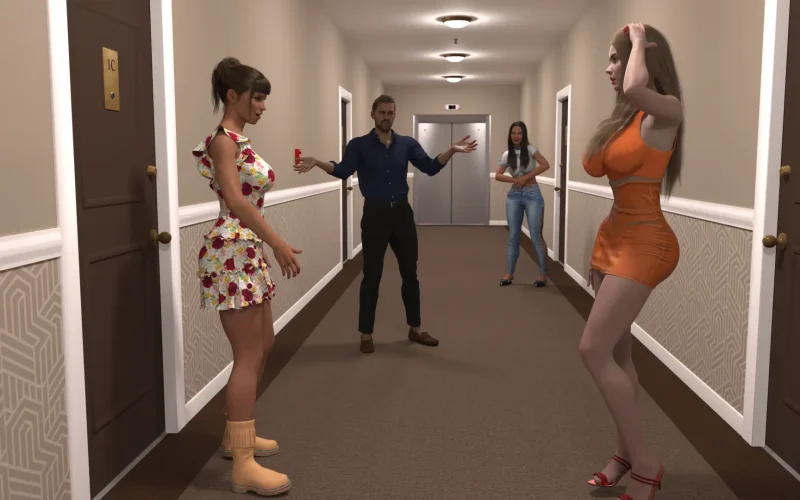 Entangled Floors cover DEMO – Ren'Py adult game by JonnySl free download