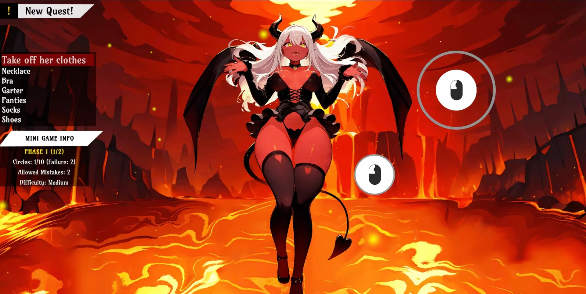 Hellasure gameplay screenshot 2 (Unity adult game) by Viznity Games – free download