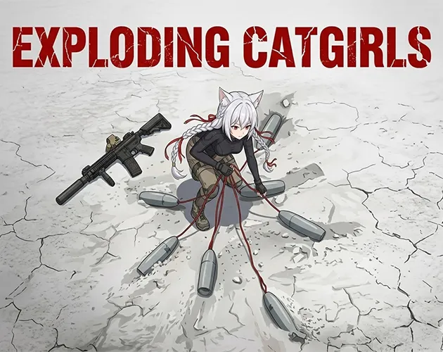 Exploding CatGirls cover 0.25 – HTML adult game by Shimomura Tsutomu free download