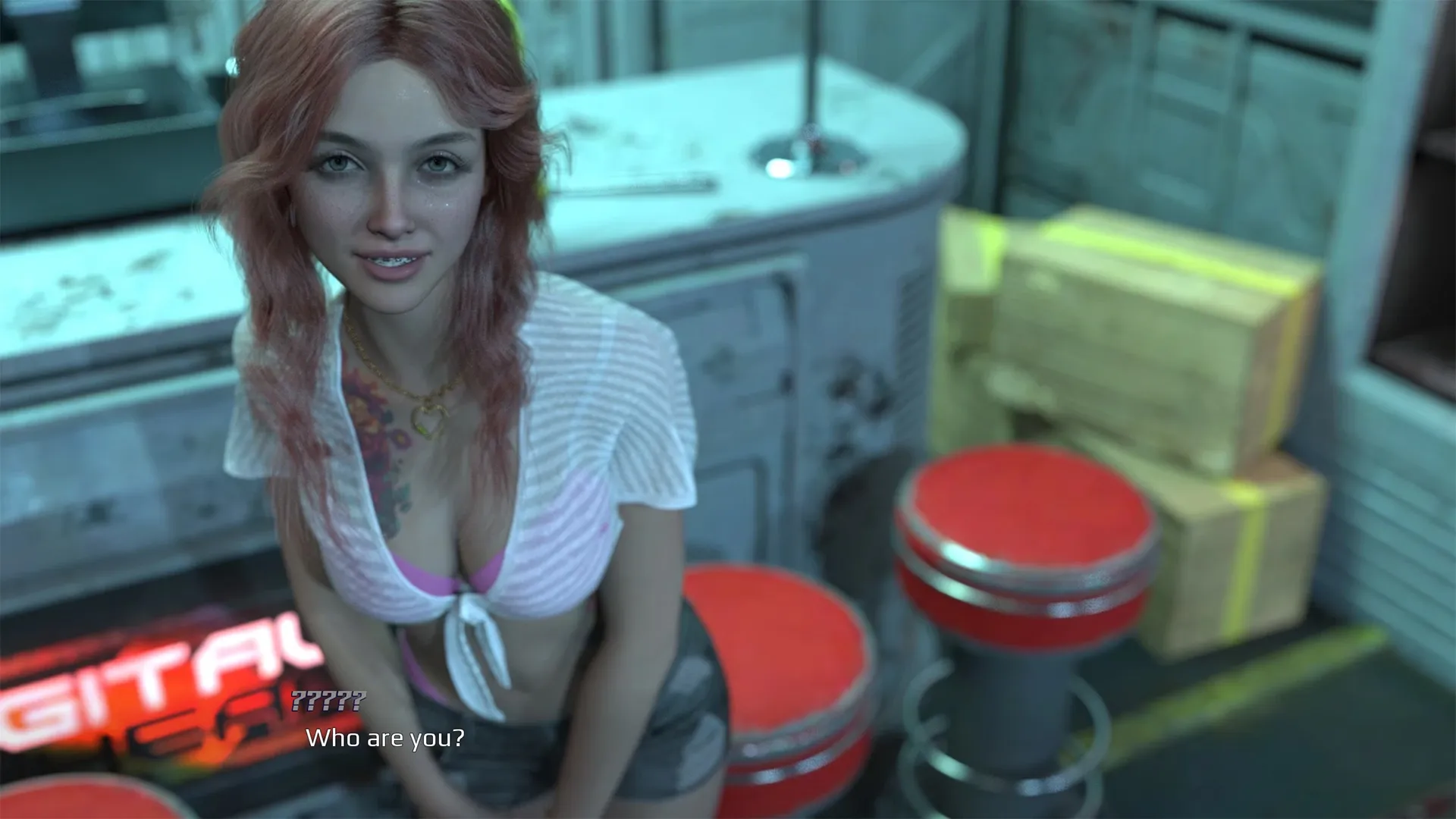 Ghost Override gameplay screenshot 6 (Ren'Py adult game) by pxlWisp – free download
