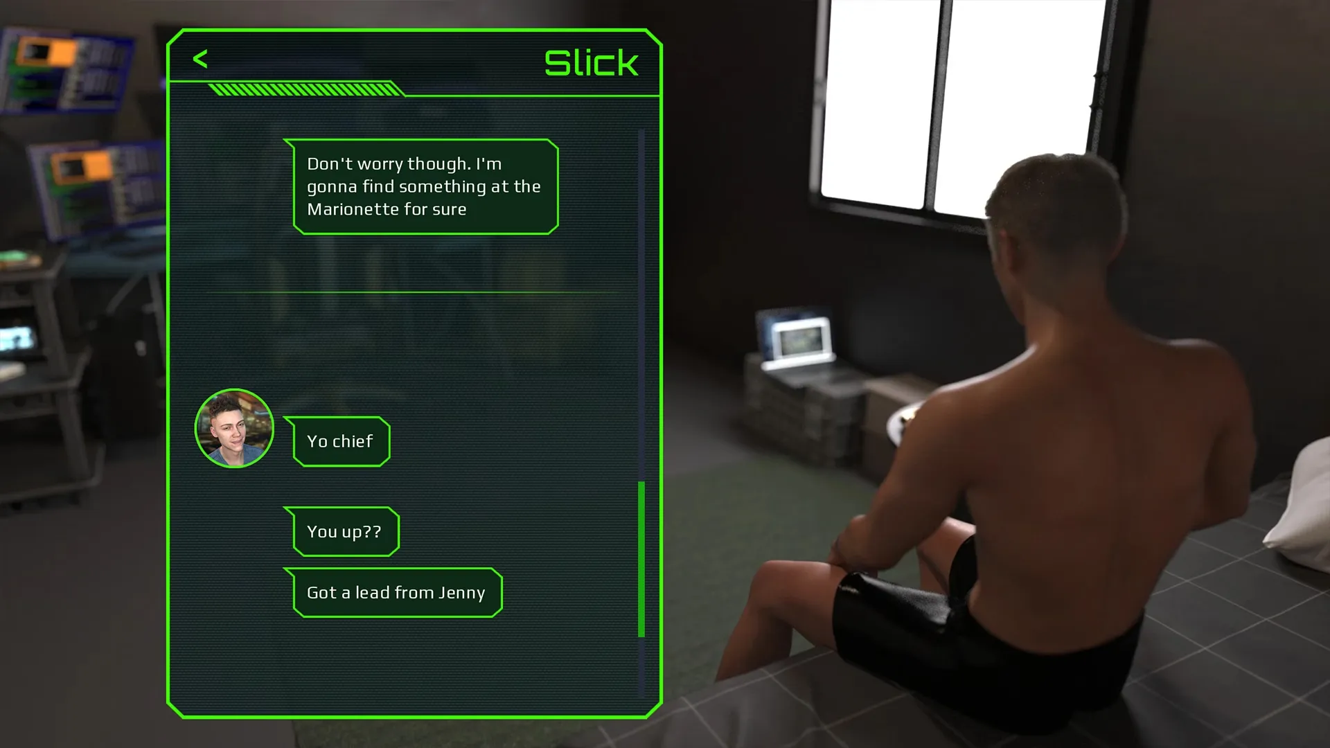 Ghost Override gameplay screenshot 4 (Ren'Py adult game) by pxlWisp – free download