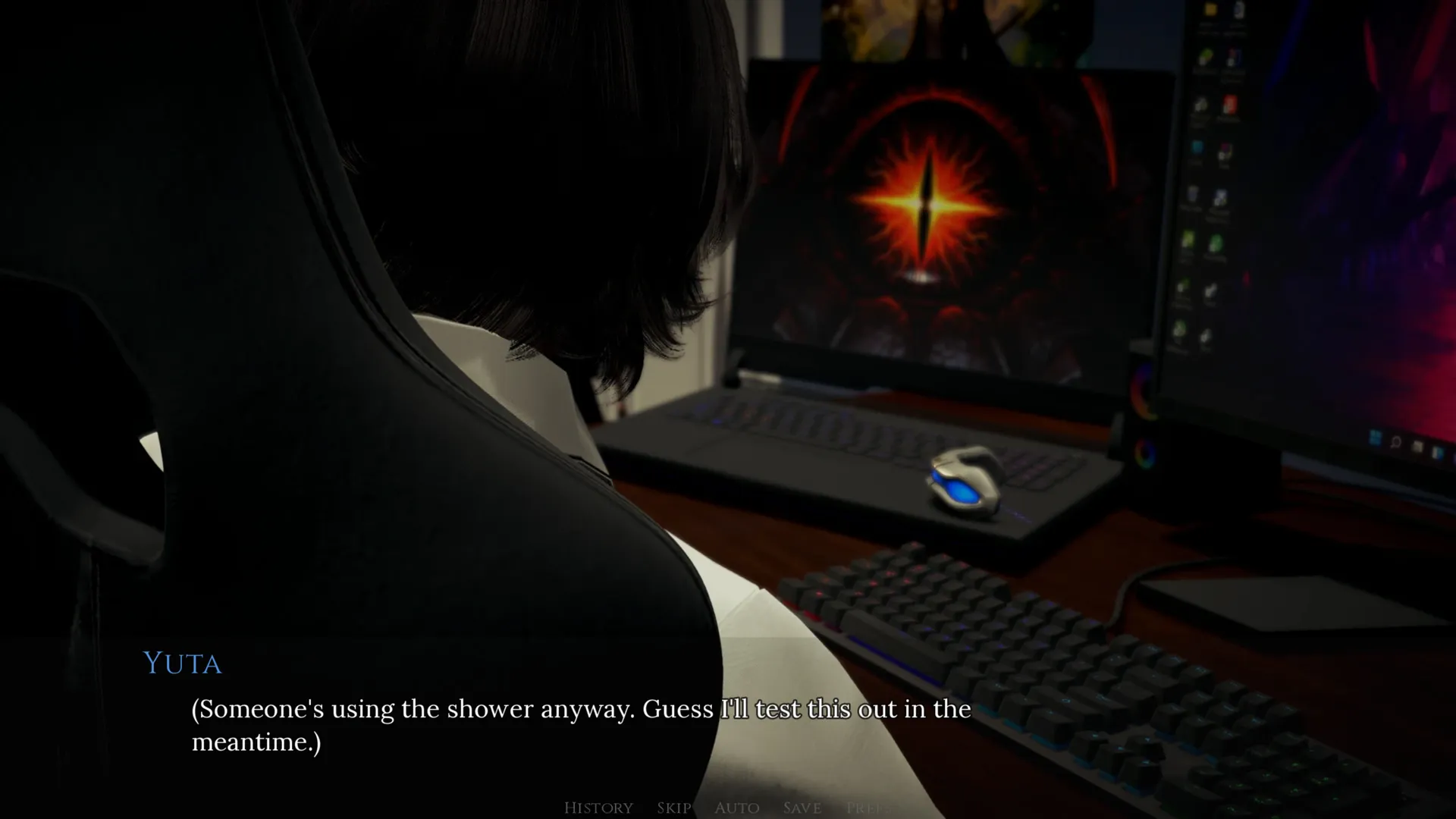 The Asmodeus Eyes gameplay screenshot 3 (Ren'Py adult game) by Lux Elly – free download