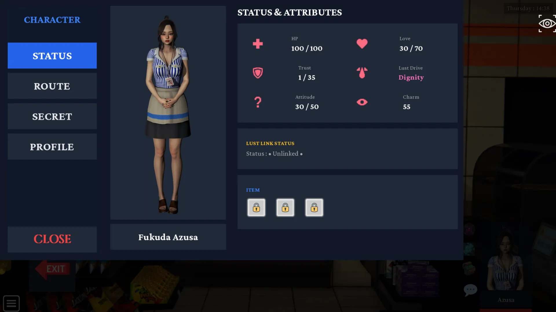 The Asmodeus Eyes gameplay screenshot 24 (Ren'Py adult game) by Lux Elly – free download