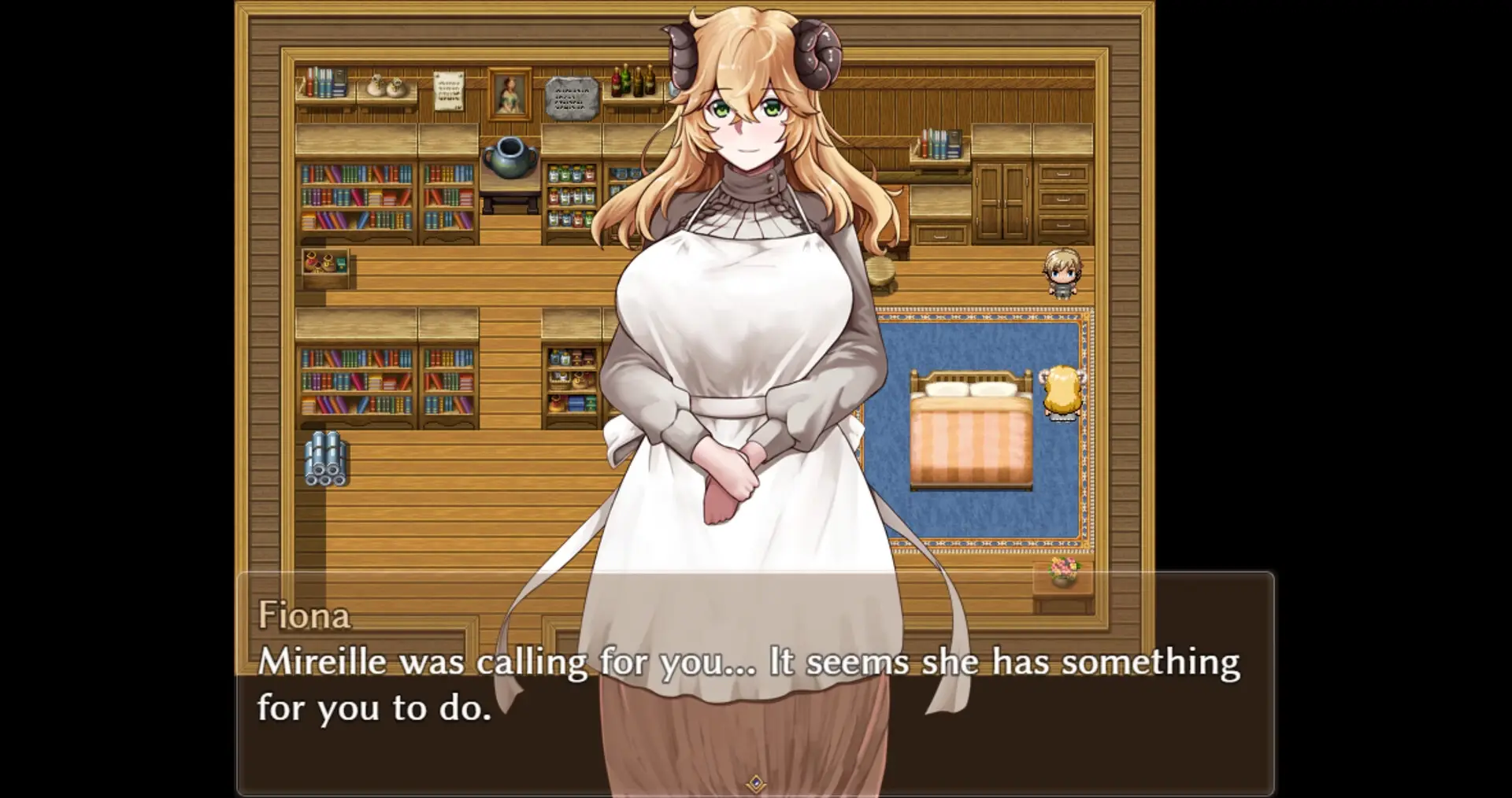 The Witch’s Disciples gameplay screenshot 4 (RPGM adult game) by Bloomflash – free download