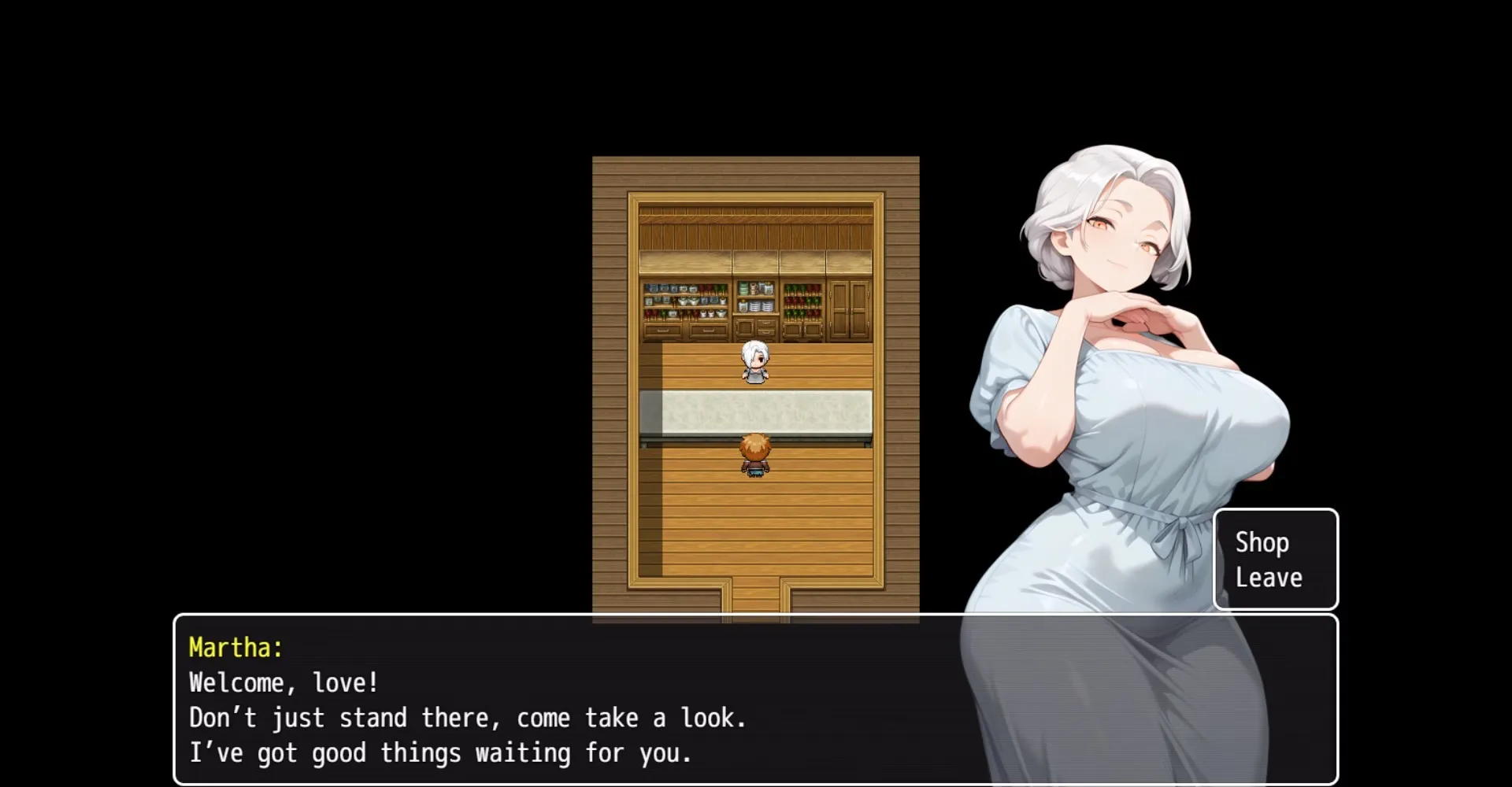 Laura and the NTR Village gameplay screenshot 1 (RPGM adult game) by MislightGames – free download