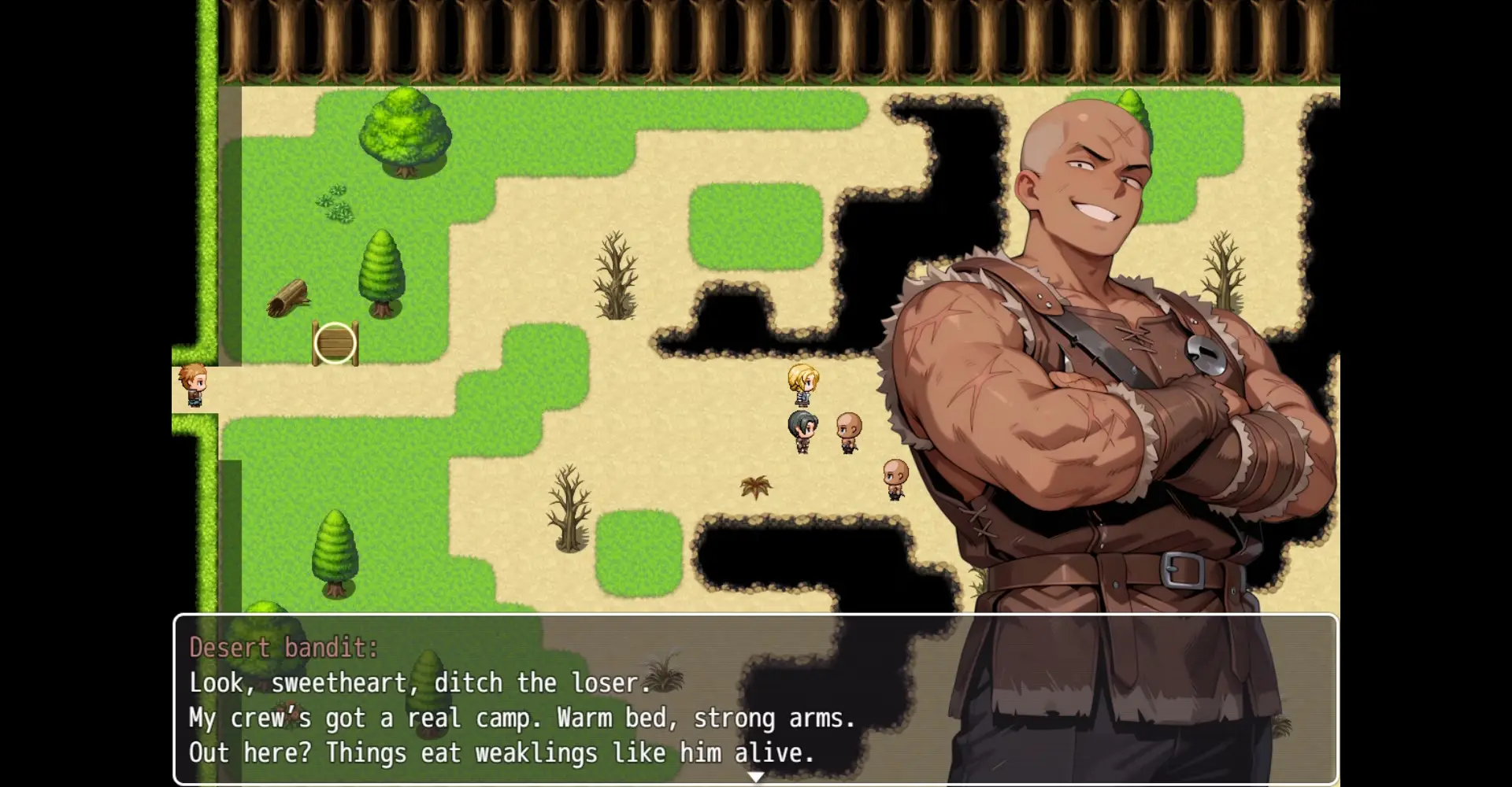 Laura and the NTR Village gameplay screenshot 6 (RPGM adult game) by MislightGames – free download