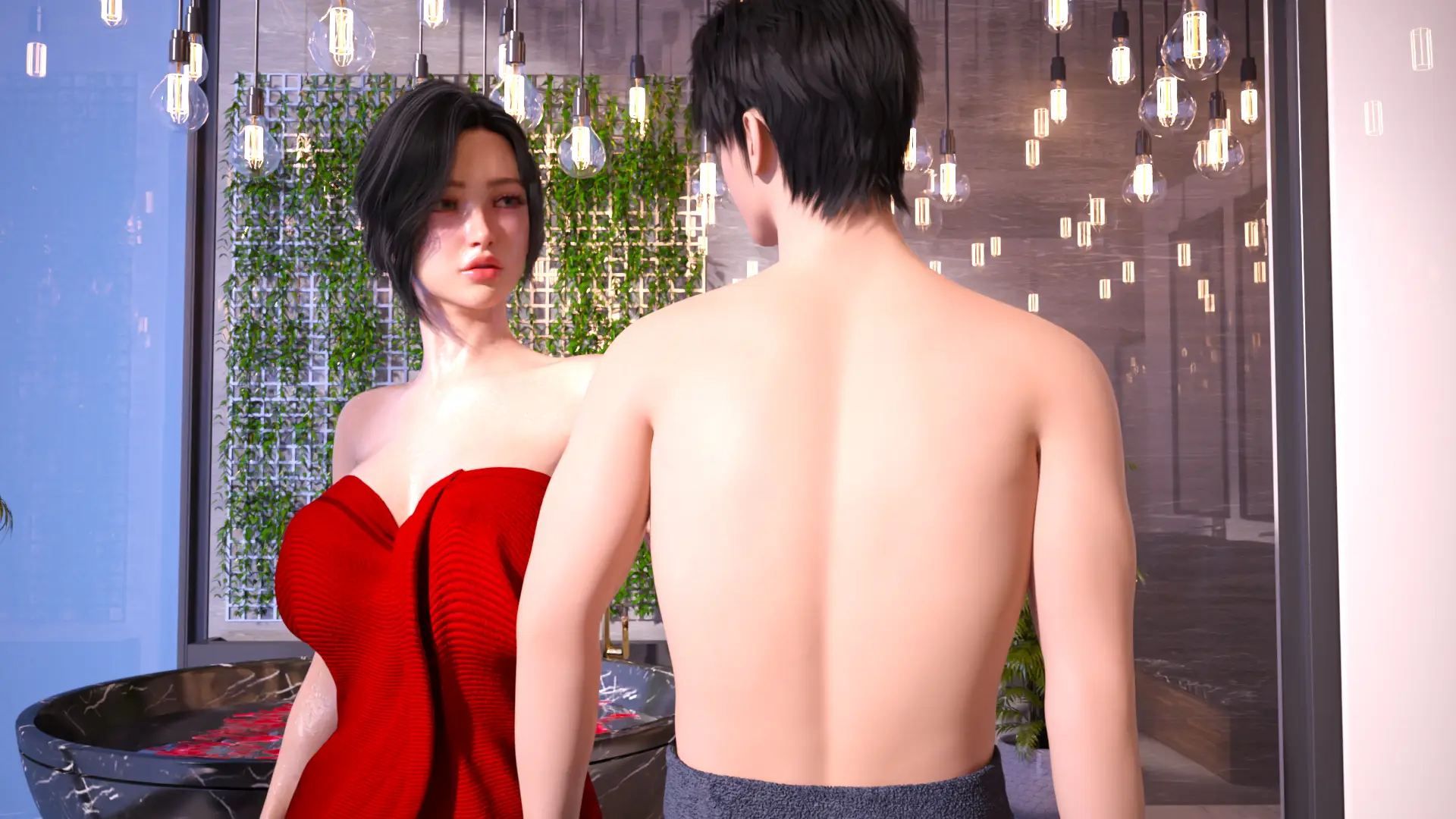 The Moonlit Awakening gameplay screenshot 5 (Ren'Py adult game) by DarkStream Studio – free download