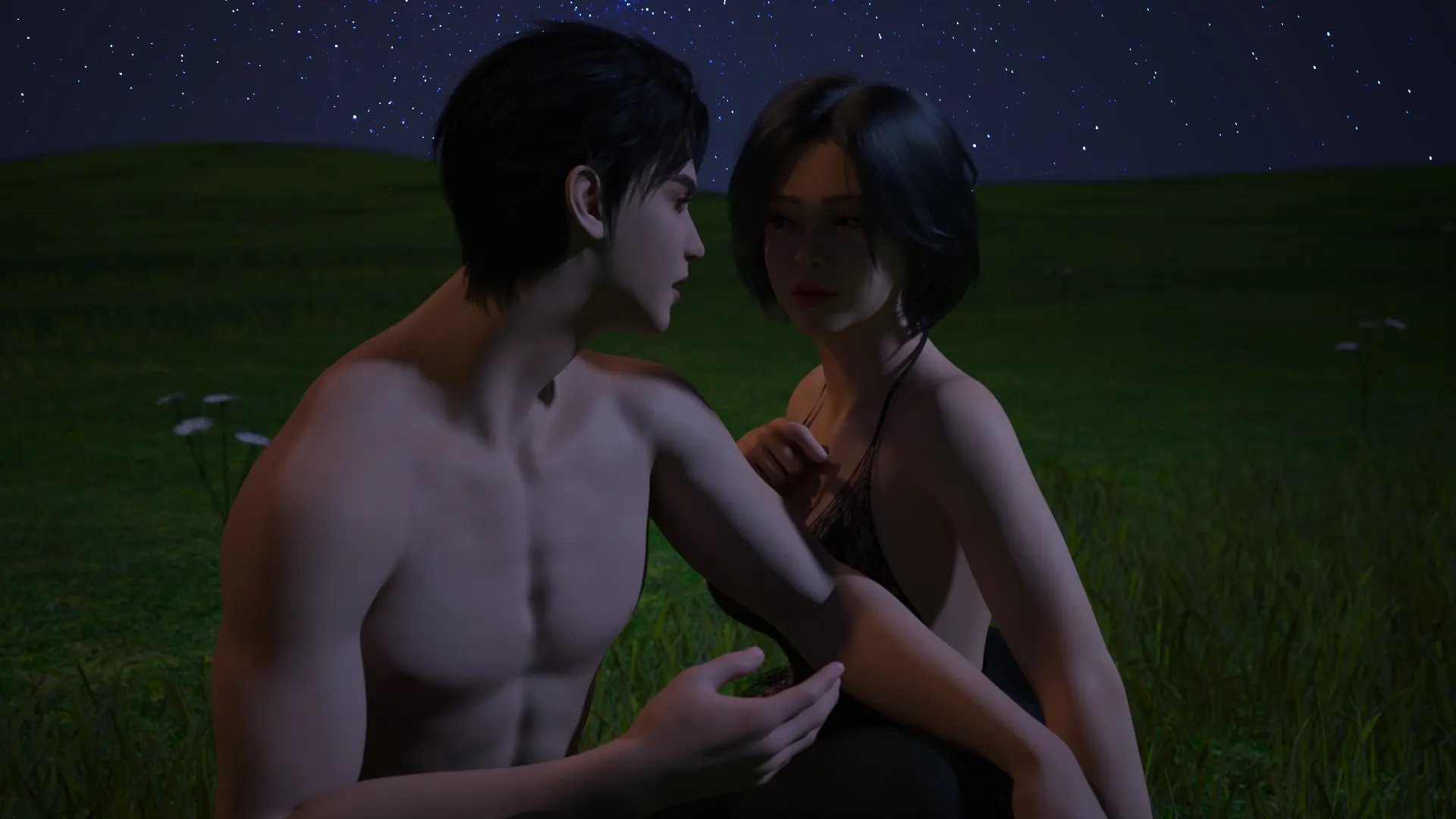 The Moonlit Awakening gameplay screenshot 4 (Ren'Py adult game) by DarkStream Studio – free download