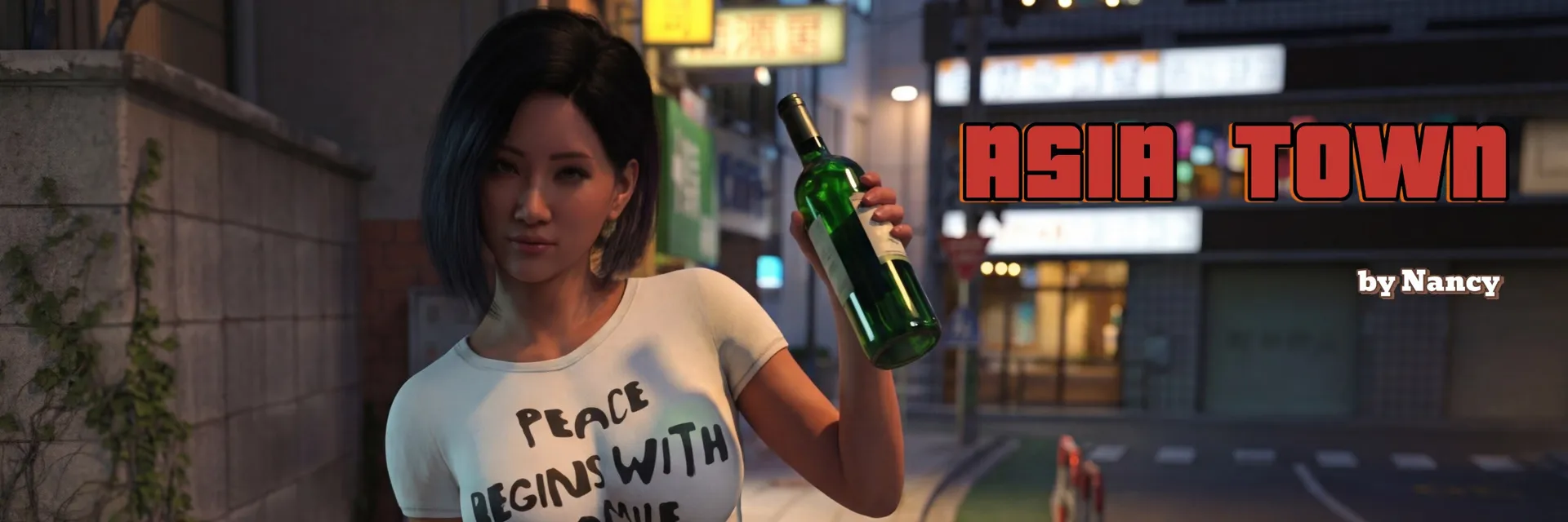 Asia Town cover 0.1 EA – Ren'Py adult game by HB Studio free download