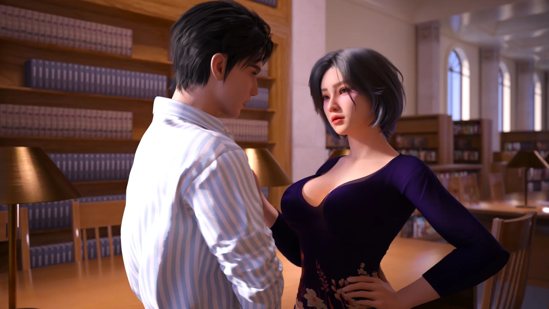 The Moonlit Awakening gameplay screenshot 3 (Ren'Py adult game) by DarkStream Studio – free download