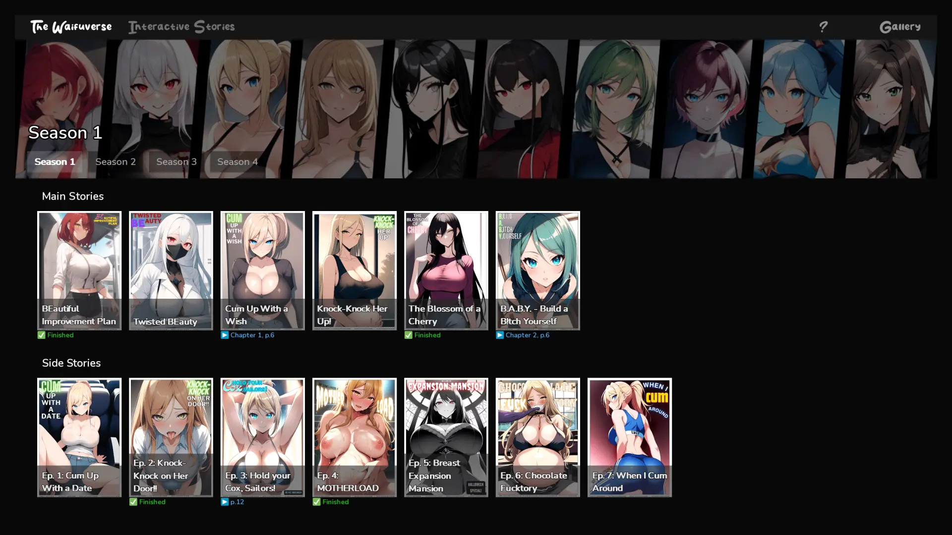 The Waifuverse – Expanded Edition gameplay screenshot 5 (Ren'Py adult game) by Waifu Fan One – free download
