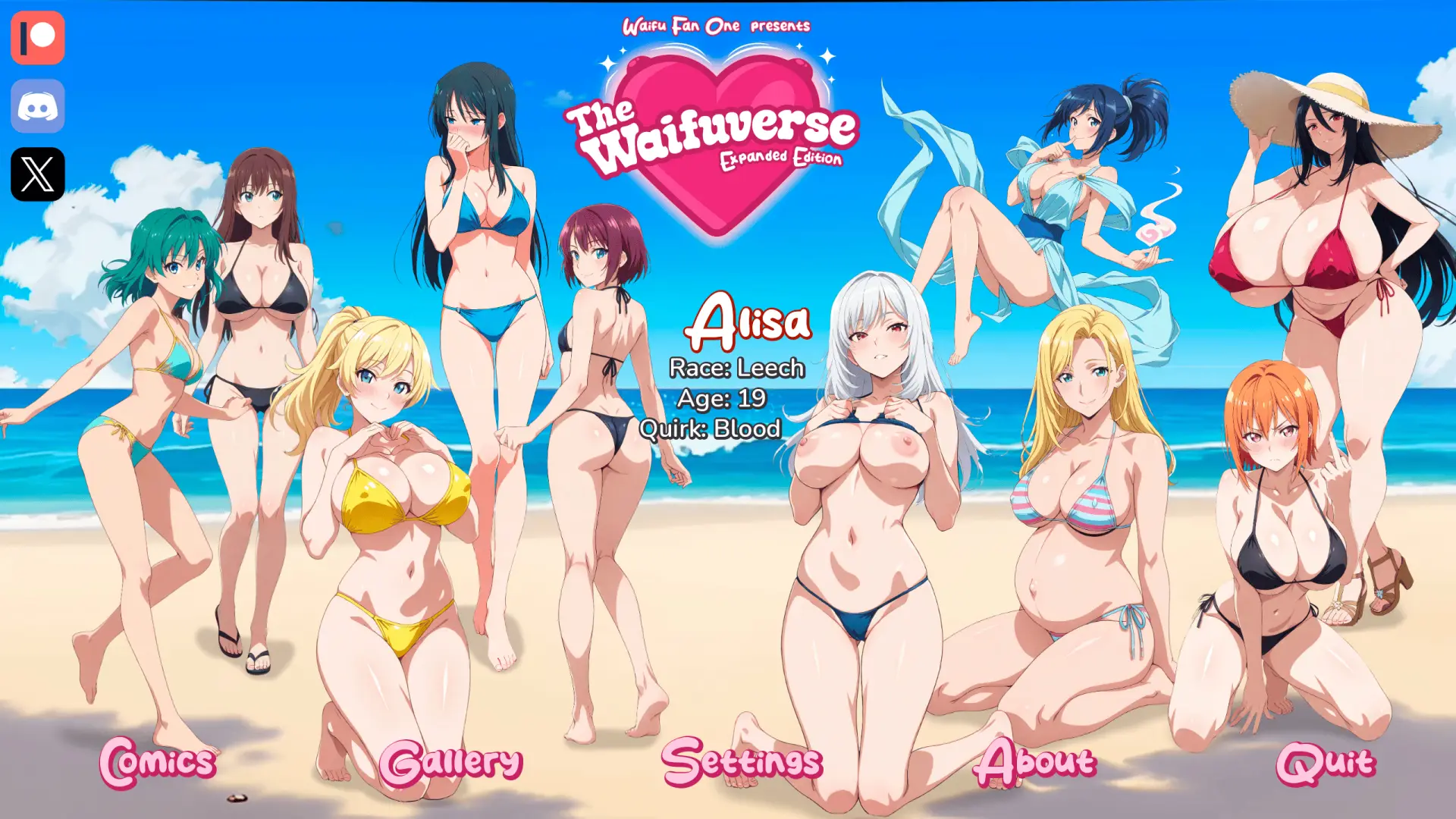 The Waifuverse – Expanded Edition gameplay screenshot 7 (Ren'Py adult game) by Waifu Fan One – free download