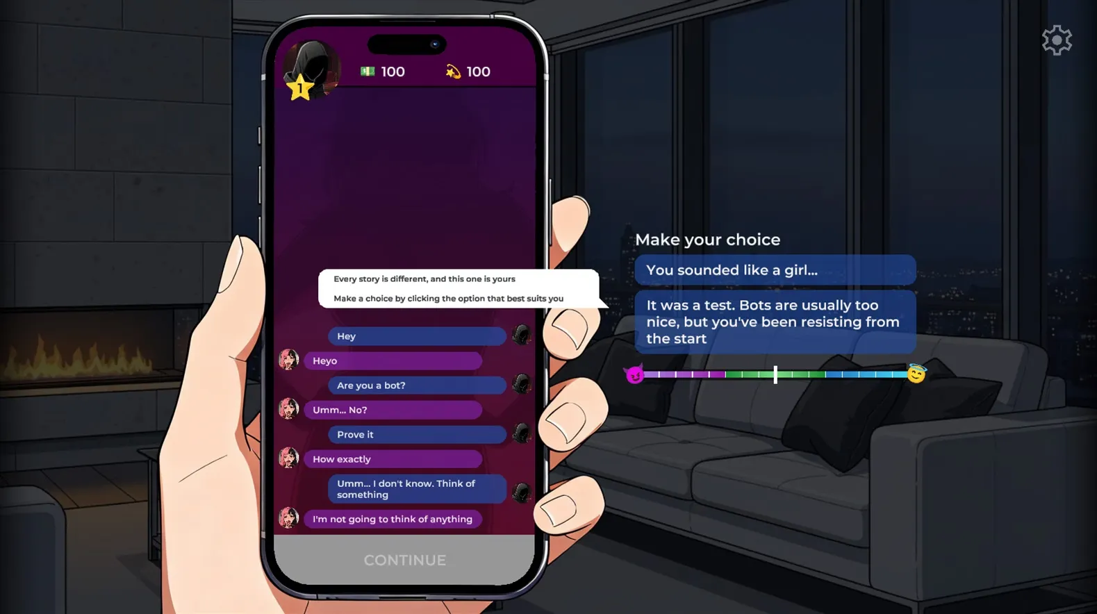 LoveLinker gameplay screenshot 4 (Unity adult game) by Ms. Peach – free download