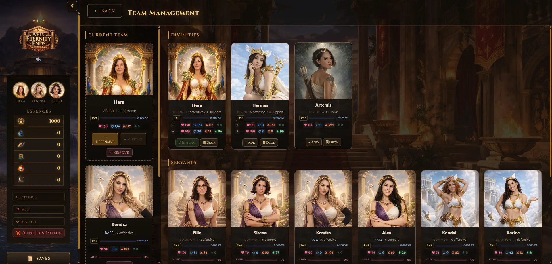 When Eternity Ends gameplay screenshot 9 (HTML adult game) by Moltes – free download