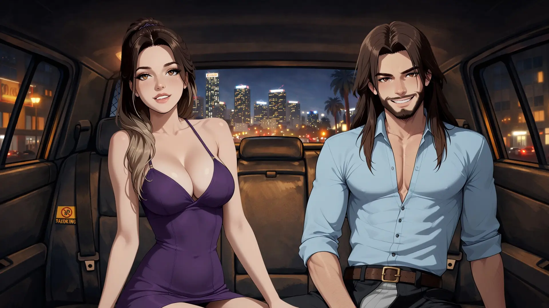 Malibu: Golden Hours gameplay screenshot 6 (Ren'Py adult game) by Private Frame Games – free download