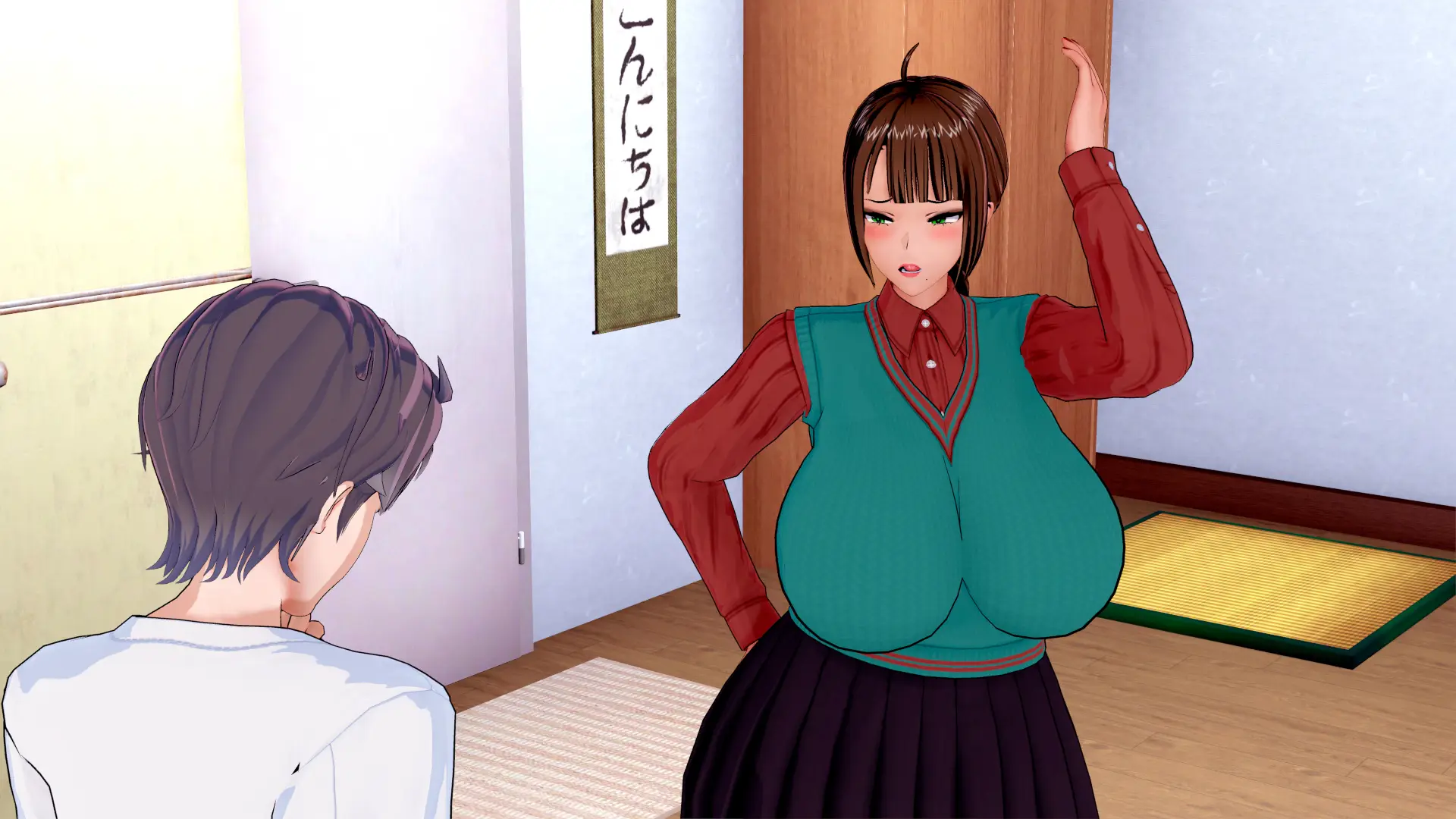 Futa on My Rent gameplay screenshot 1 (Ren'Py adult game) by Purple Pulse – free download