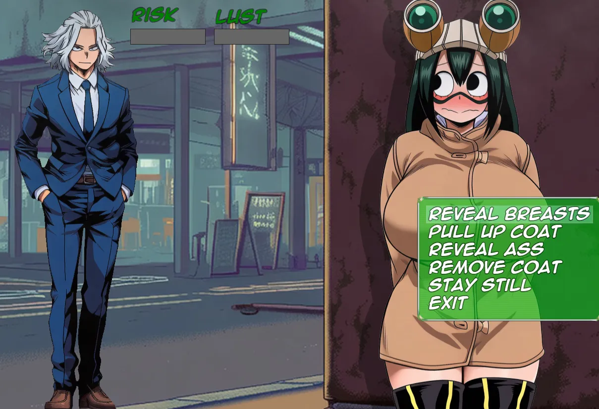 Stripped in Action Prologue: A Frog Devious Mischief gameplay screenshot 4 (RPGM adult game) by TopinGX – free download